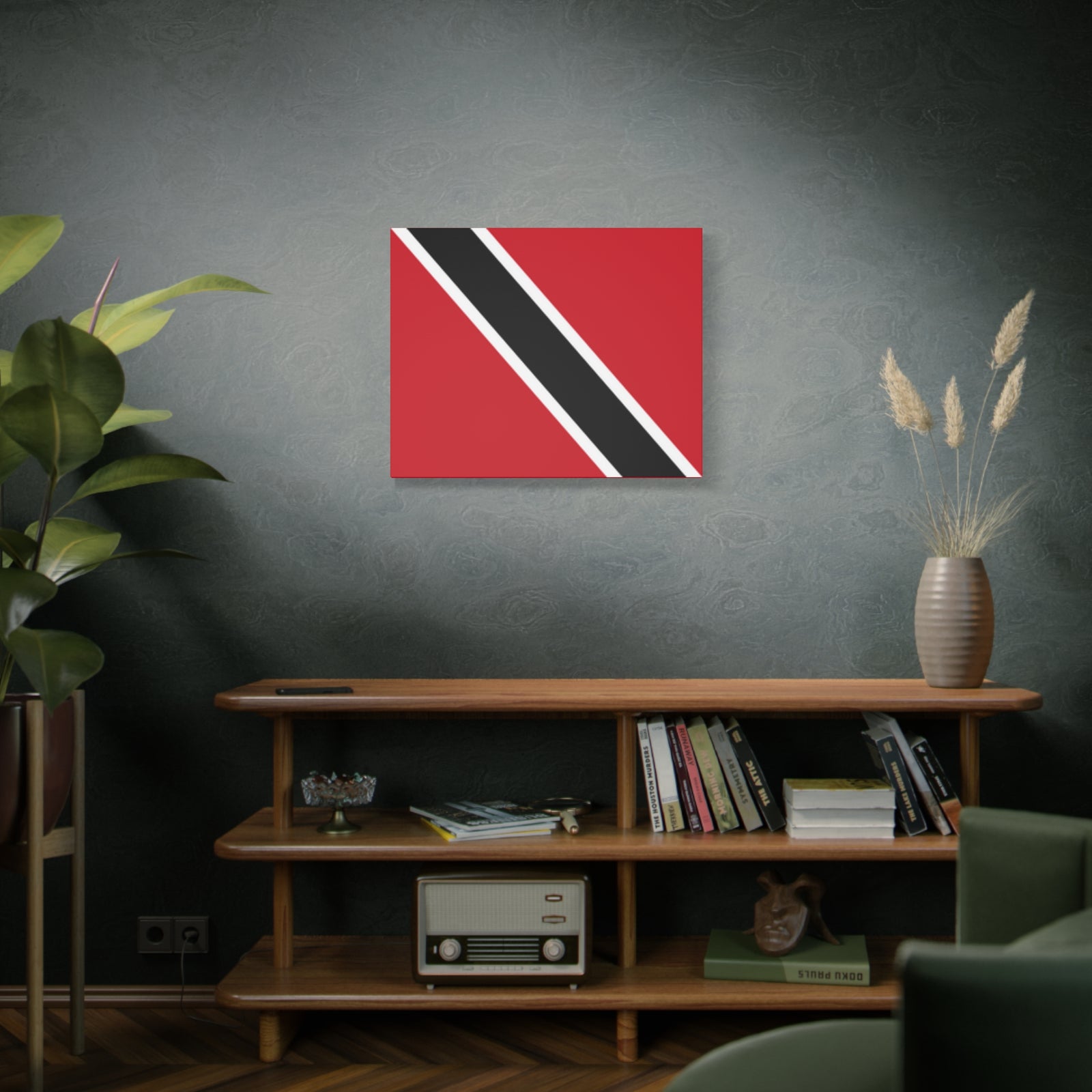 Trinidad and Tobago Country Flag Canvas Vibrant Wall Art Unframed Home Decor-Express Your Love Gifts