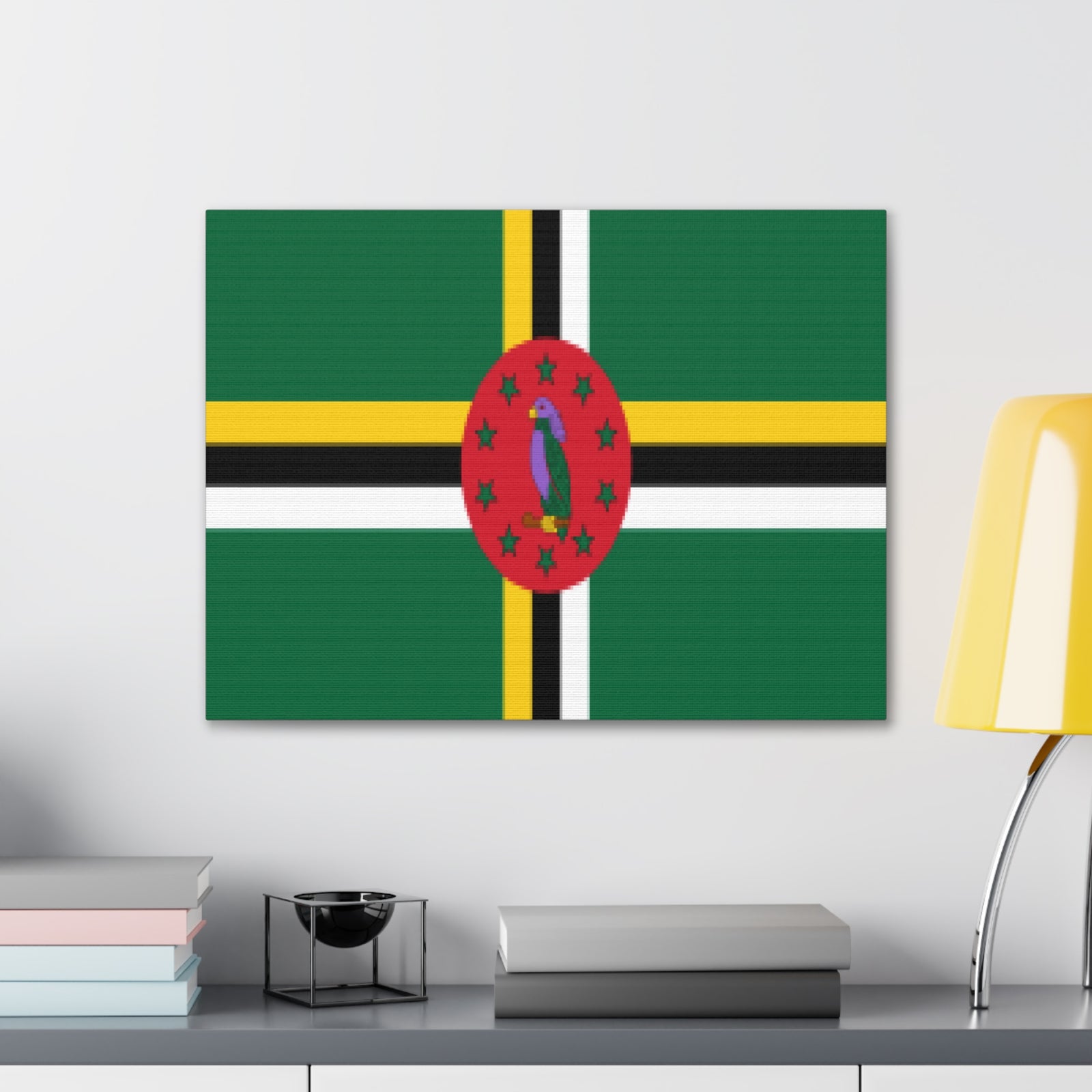 Dominica Country Flag Canvas Vibrant Wall Art Unframed Home Decor-Express Your Love Gifts