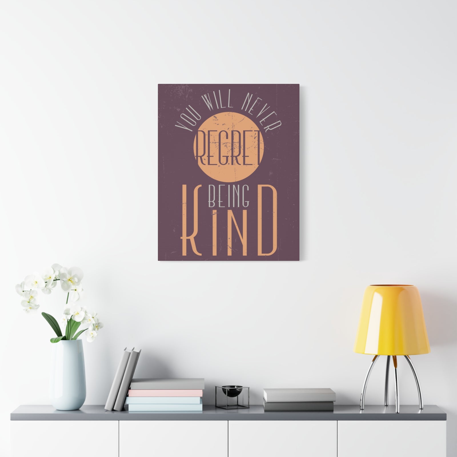 Inspirational Quote Canvas Being Kind Wall Art Motivational Motto Inspiring Prints Artwork Decor Ready to Hang-Express Your Love Gifts
