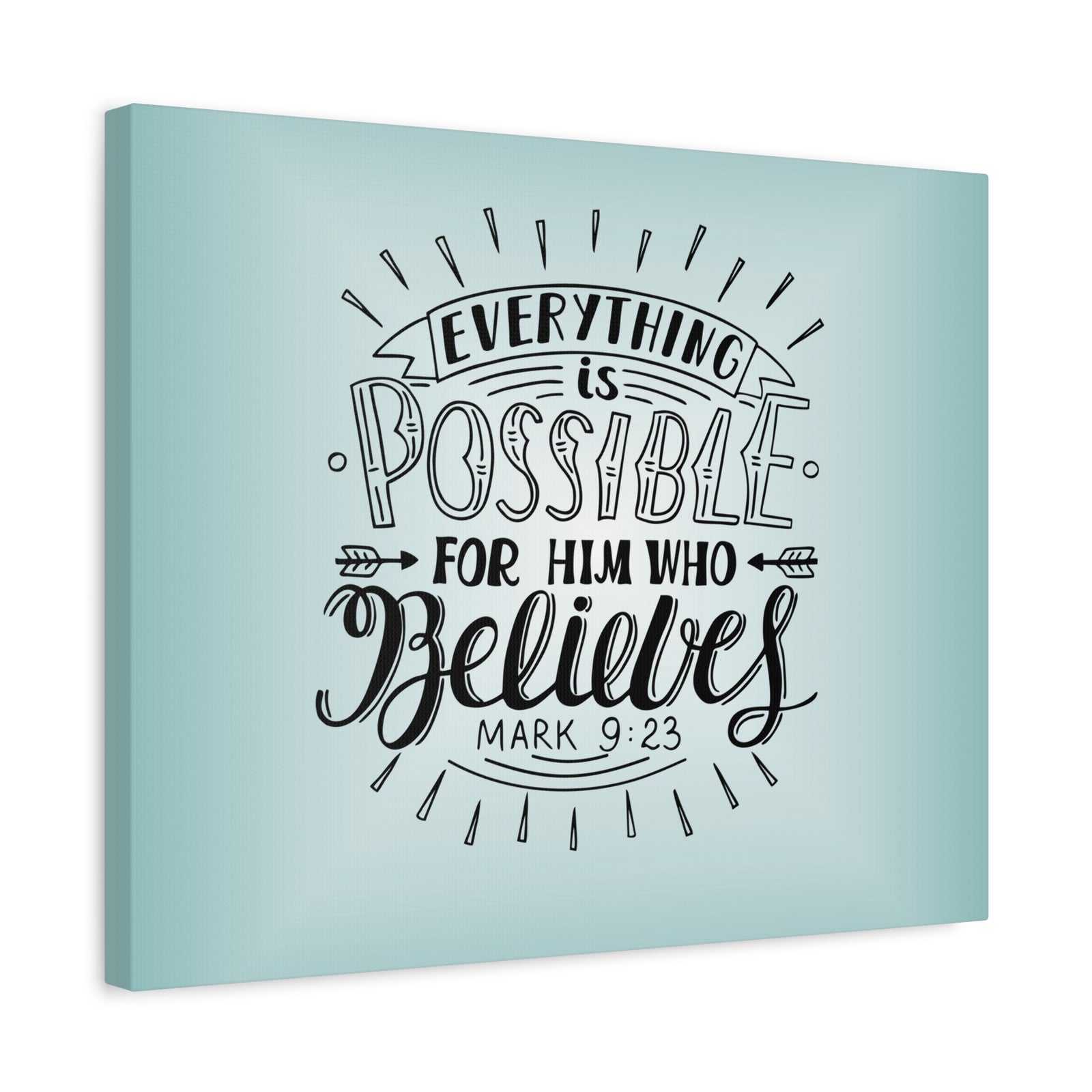 Scripture Canvas Trust in the Name of the Lord Psalm 20:7 Christian Wall Art Bible Verse Print Ready To Hang-Express Your Love Gifts