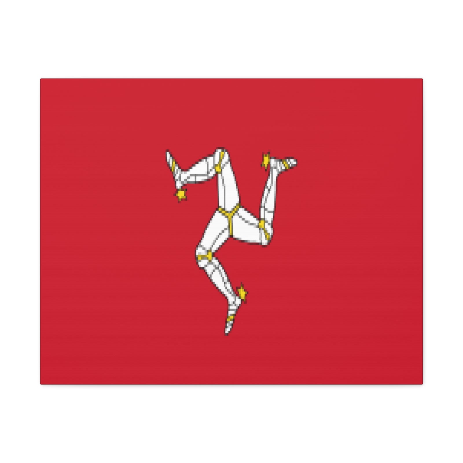 Isle of Man Country Flag Canvas Vibrant Wall Art Unframed Home Decor-Express Your Love Gifts