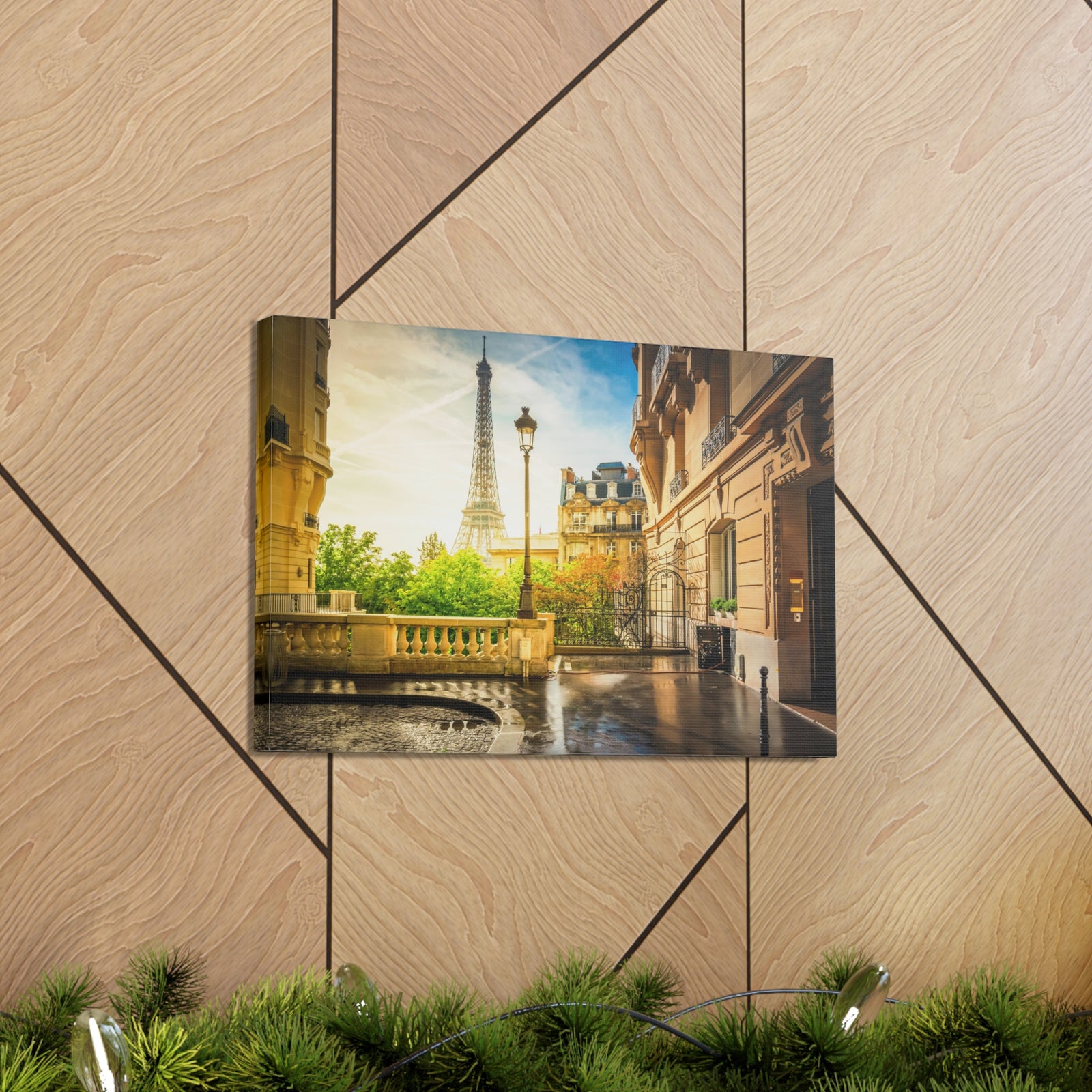 Paris Street View France Canvas Artwork High-Quality Breathtaking French City for Home Decor Ready to Hang-Express Your Love Gifts