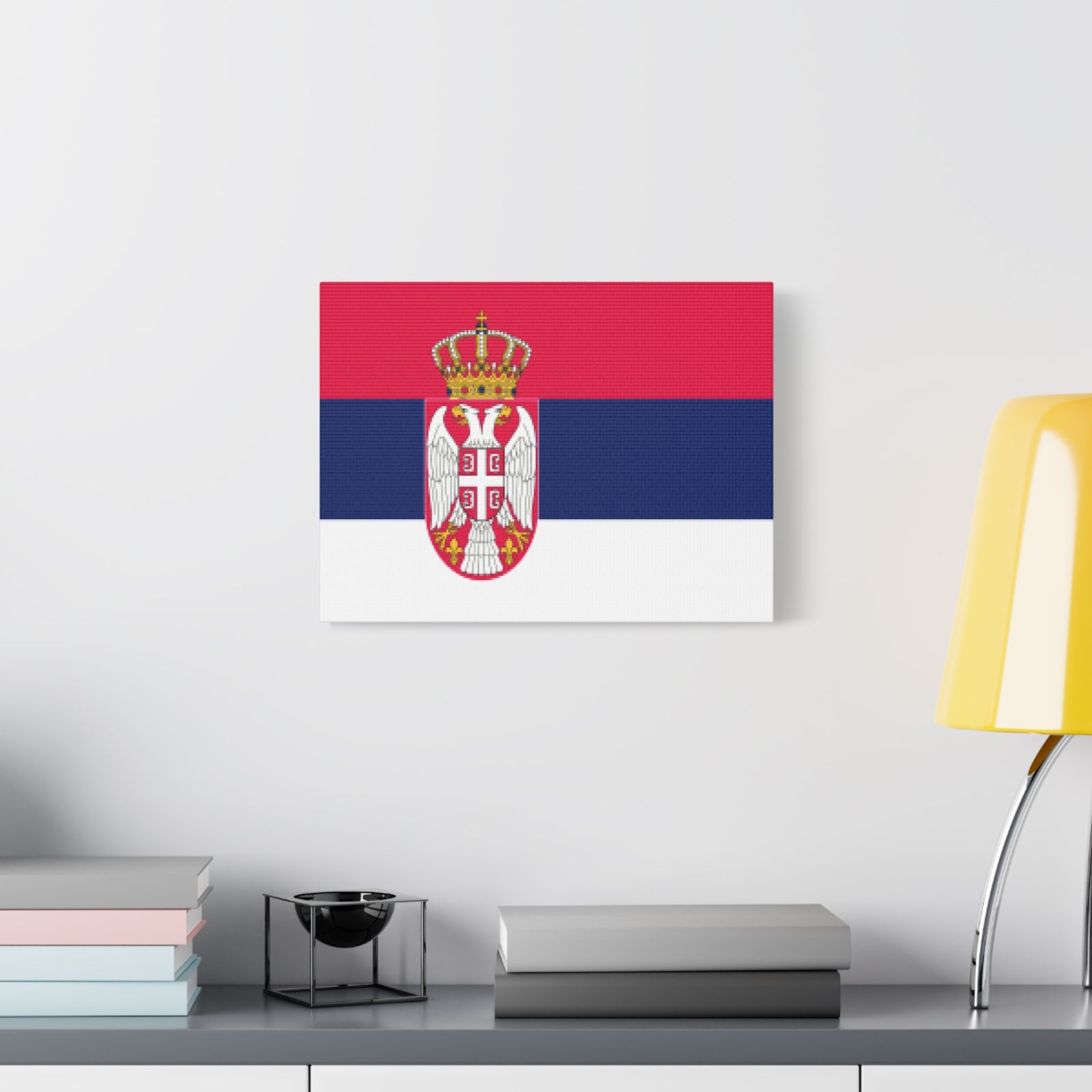 Serbia Country Flag Canvas Vibrant Wall Art Unframed Home Decor-Express Your Love Gifts