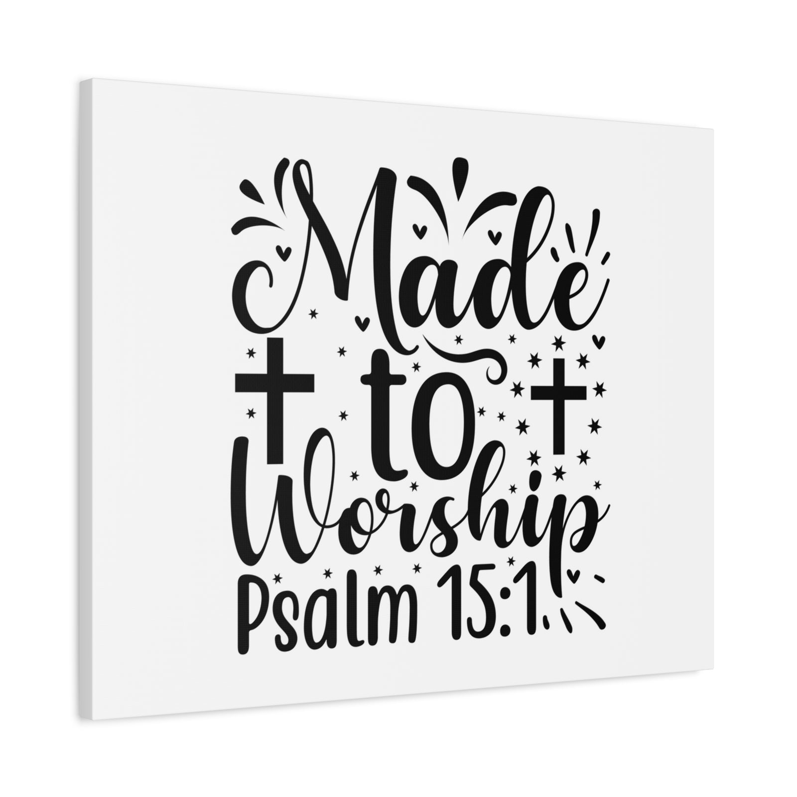 Scripture Walls Made To Worship Psalm 15:1 Bible Verse Canvas Christian Wall Art Ready To Hang-Express Your Love Gifts