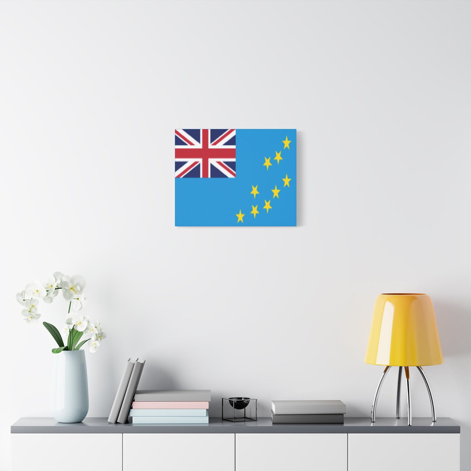 Tuvalu Country Flag Canvas Vibrant Wall Art Unframed Home Decor-Express Your Love Gifts