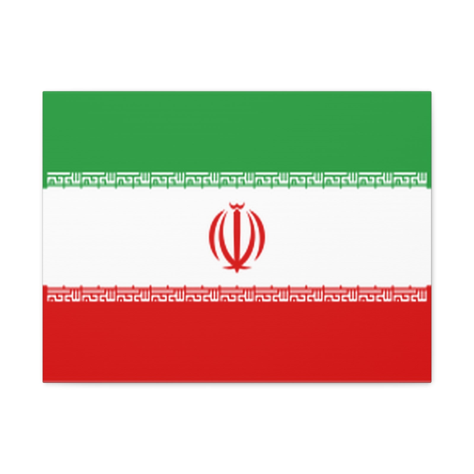 Iran Country Flag Canvas Vibrant Wall Art Unframed Home Decor-Express Your Love Gifts