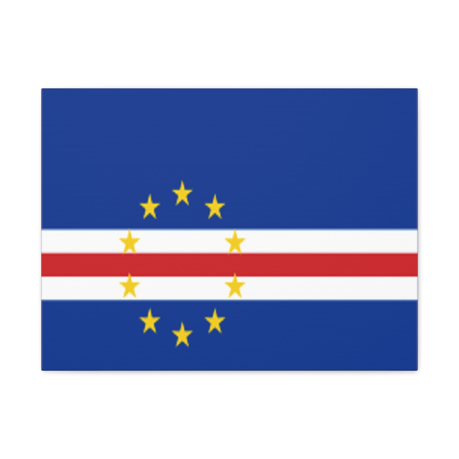Cape Verde Country Flag Canvas Vibrant Wall Art Unframed Home Decor-Express Your Love Gifts