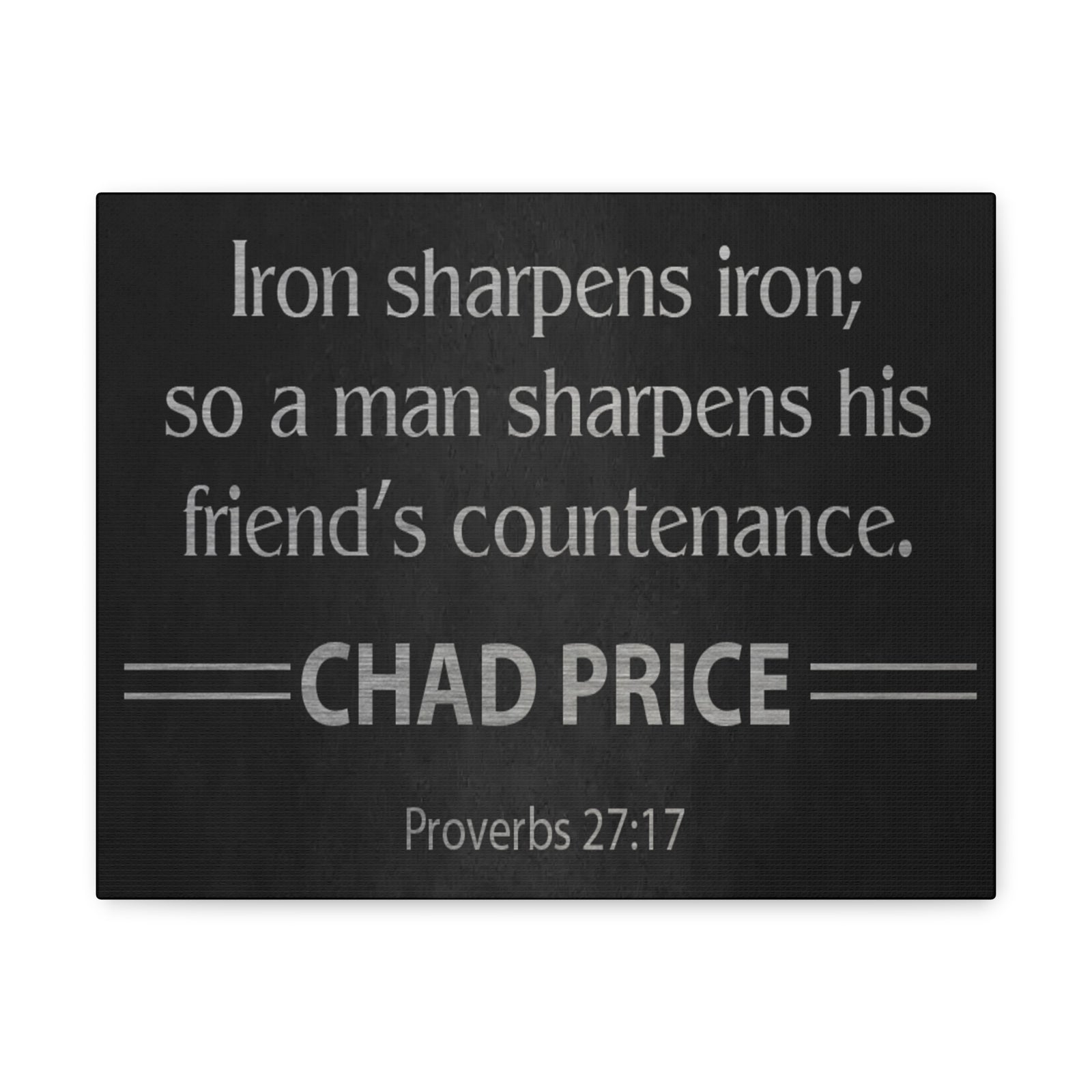 Personalized Proverbs 27:17-Express Your Love Gifts