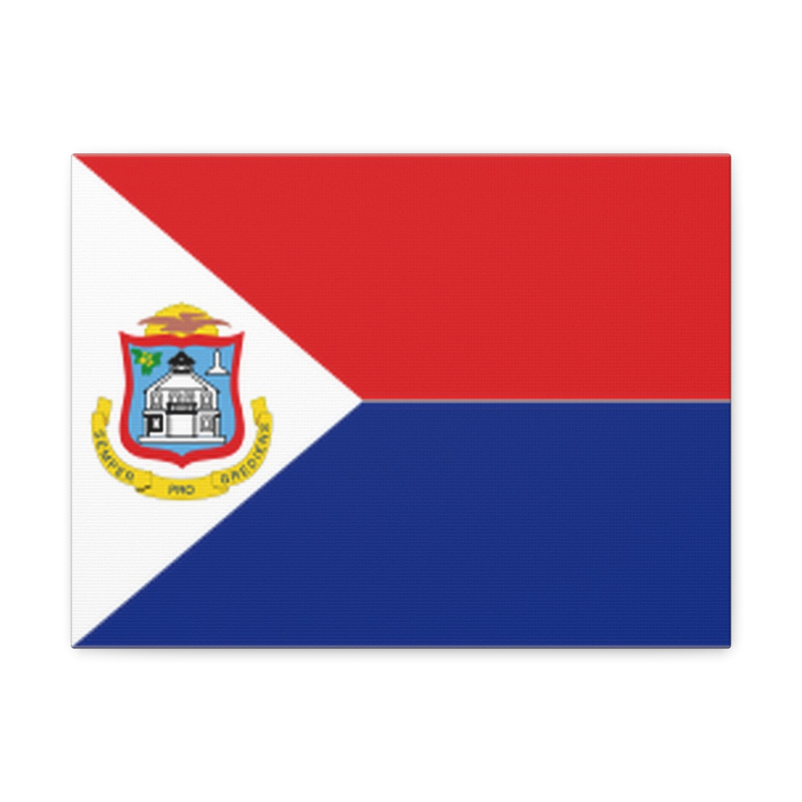 Sint Maarten Country Flag Canvas Vibrant Wall Art Unframed Home Decor-Express Your Love Gifts