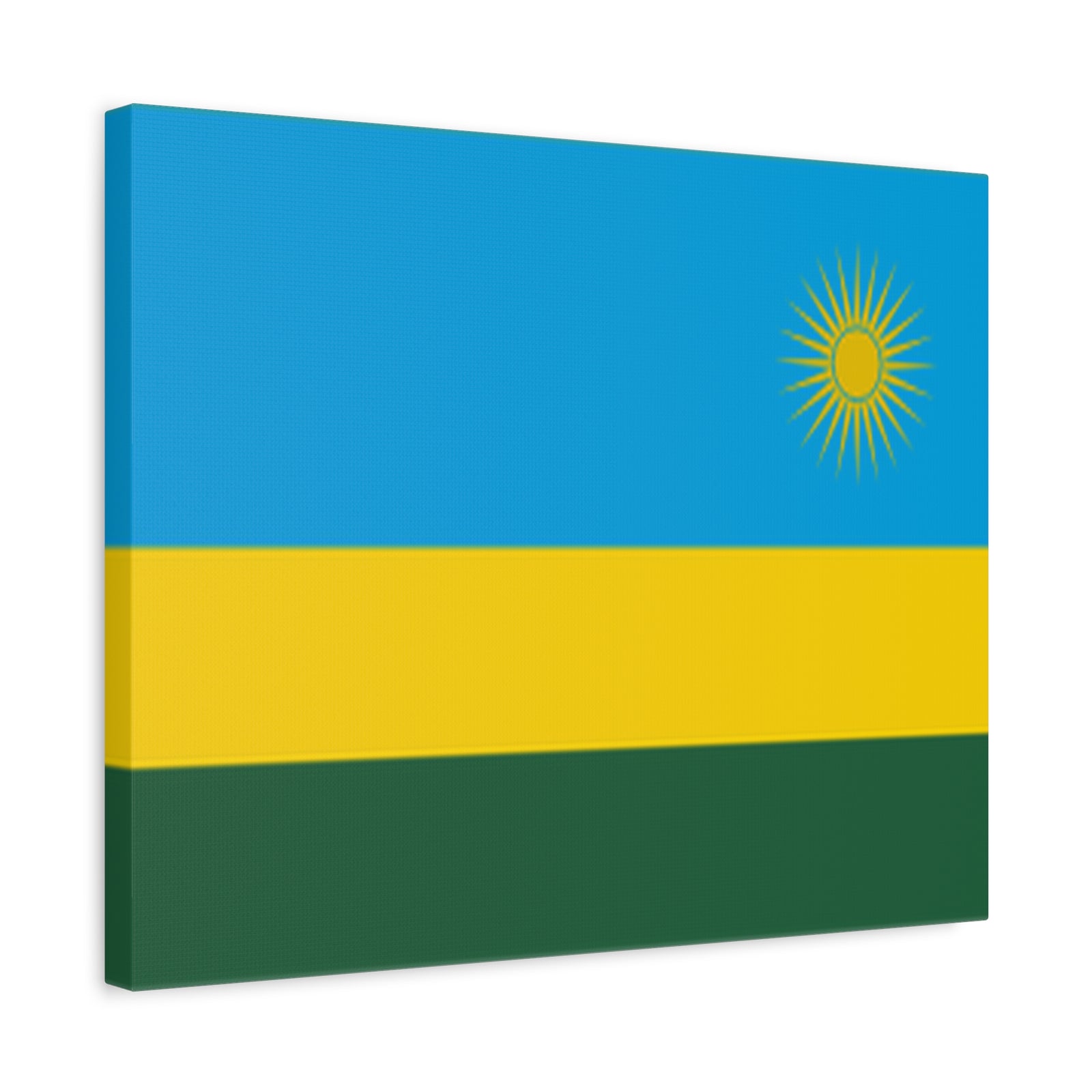 Rwanda Country Flag Canvas Vibrant Wall Art Unframed Home Decor-Express Your Love Gifts