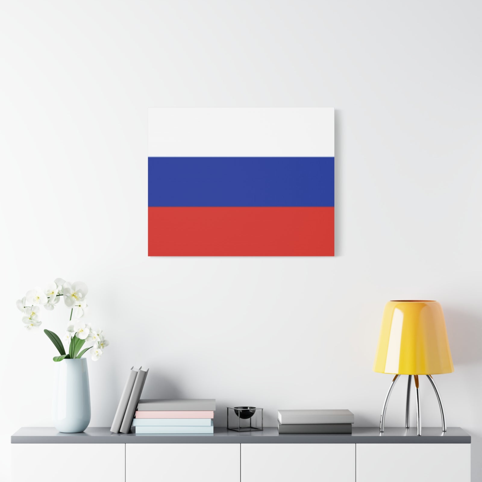Russia Country Flag Canvas Vibrant Wall Art Unframed Home Decor-Express Your Love Gifts