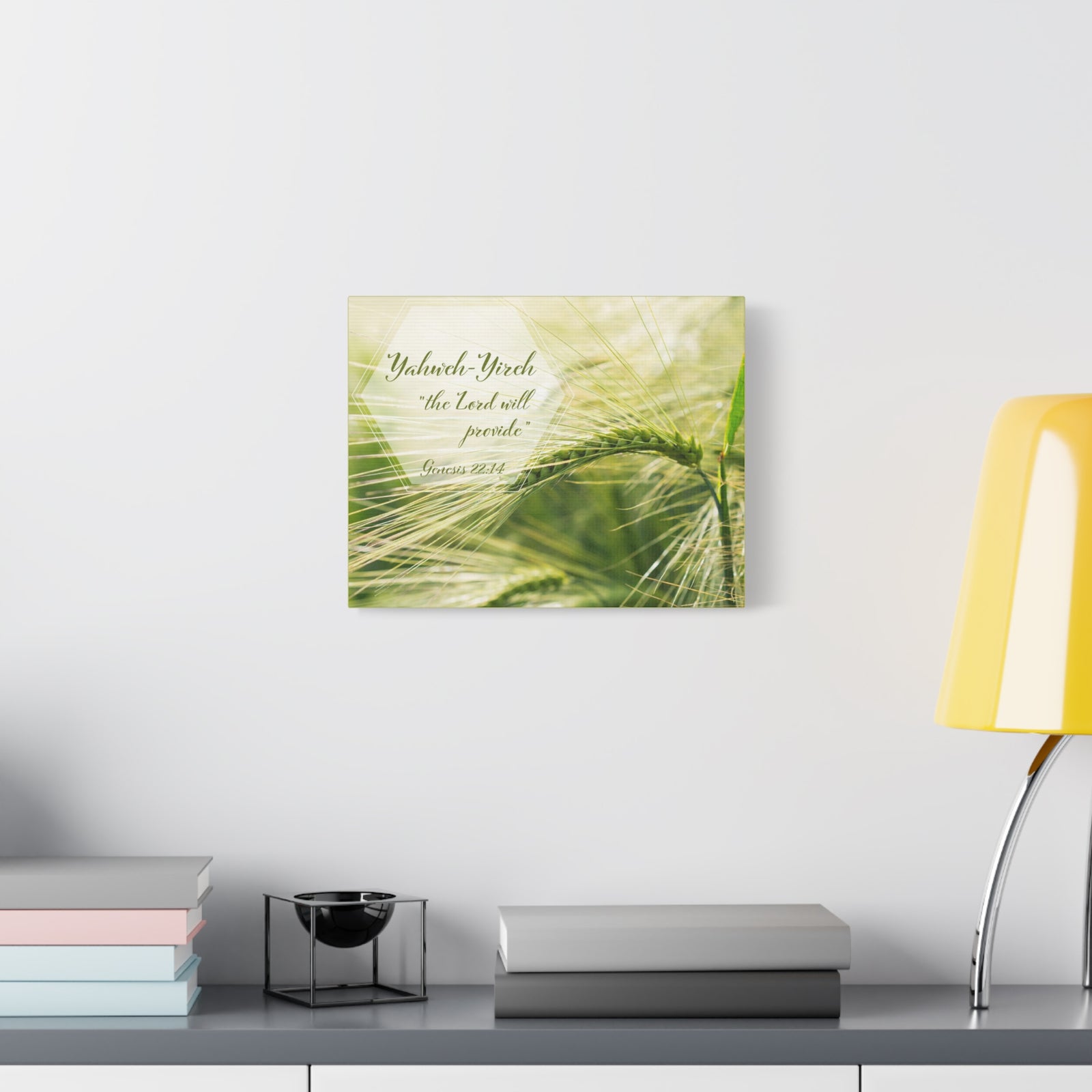 Scripture Walls The Lord Will Provide Genesis 22:14 Bible Verse Canvas Christian Wall Art Bible Verse Print Ready To Hang-Express Your Love Gifts