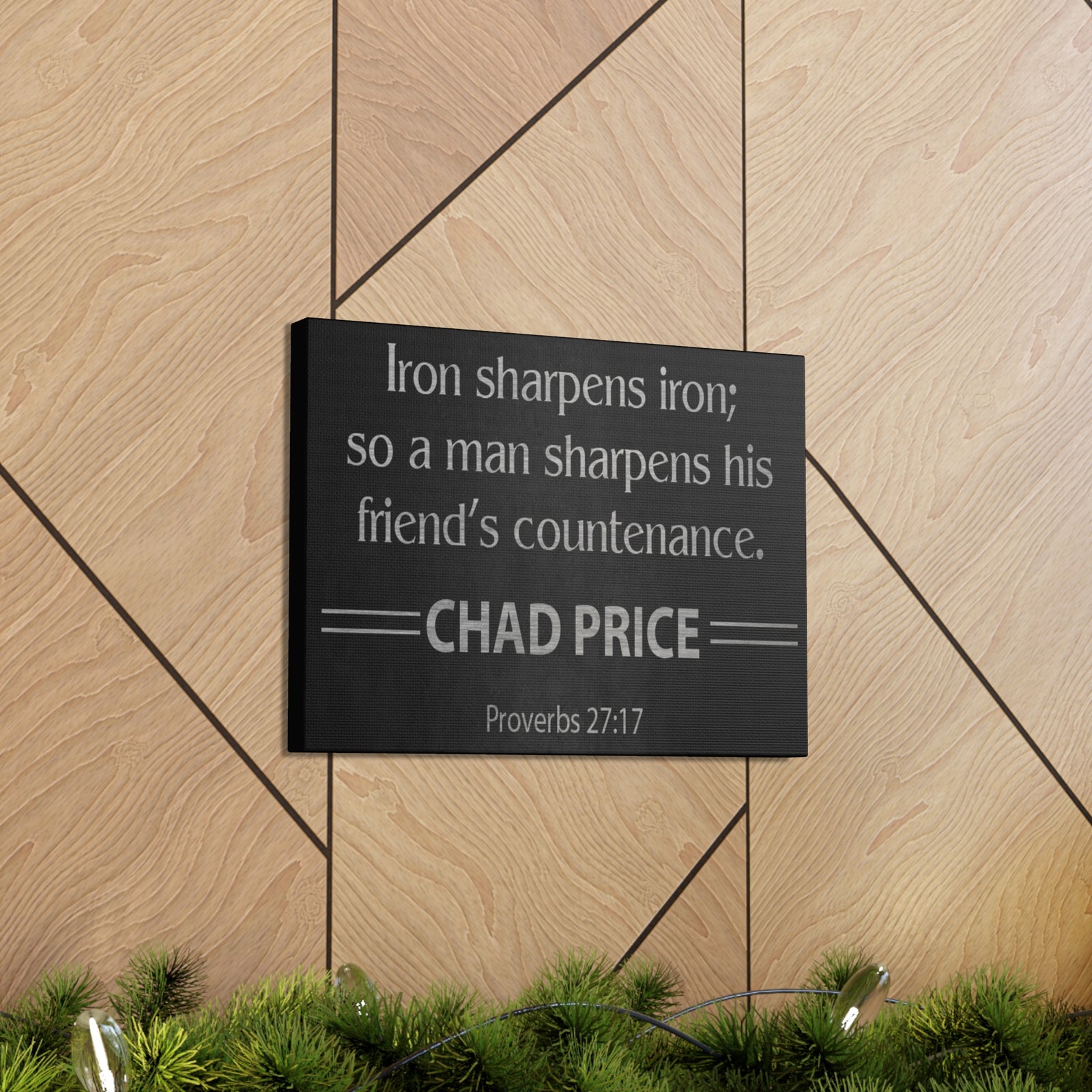 Personalized Proverbs 27:17-Express Your Love Gifts