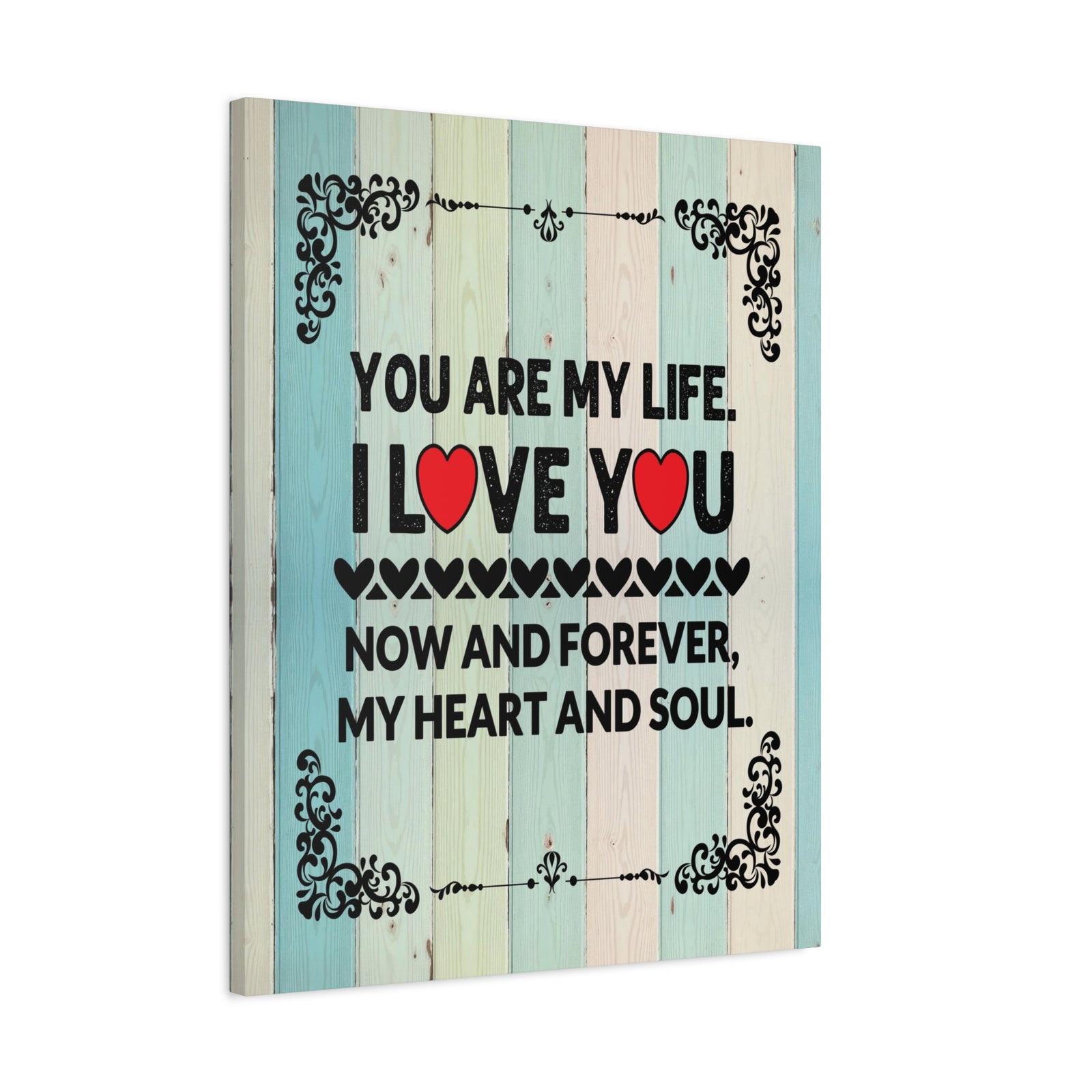 To My Wife You Are My Life Canvas Wall Art – Heartfelt Romantic Gift for Home Decor-Express Your Love Gifts