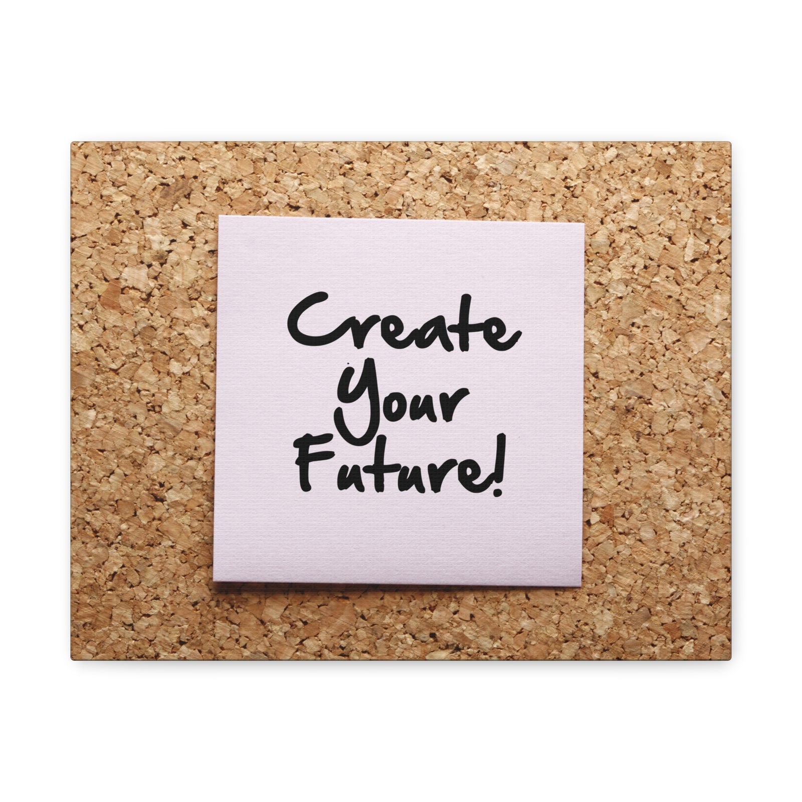 Inspirational Quote Canvas Create Your Future Motivational Print Ready to Hang Artwork-Express Your Love Gifts