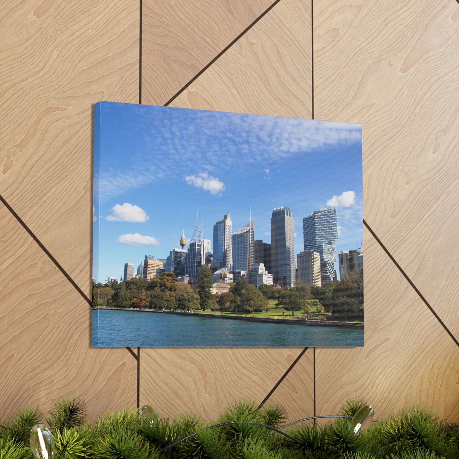 Sydney Daytime Skyline Canvas Artwork High-Quality Breathtaking Stunning Cityscape for Home Decor Ready to Hang-Express Your Love Gifts