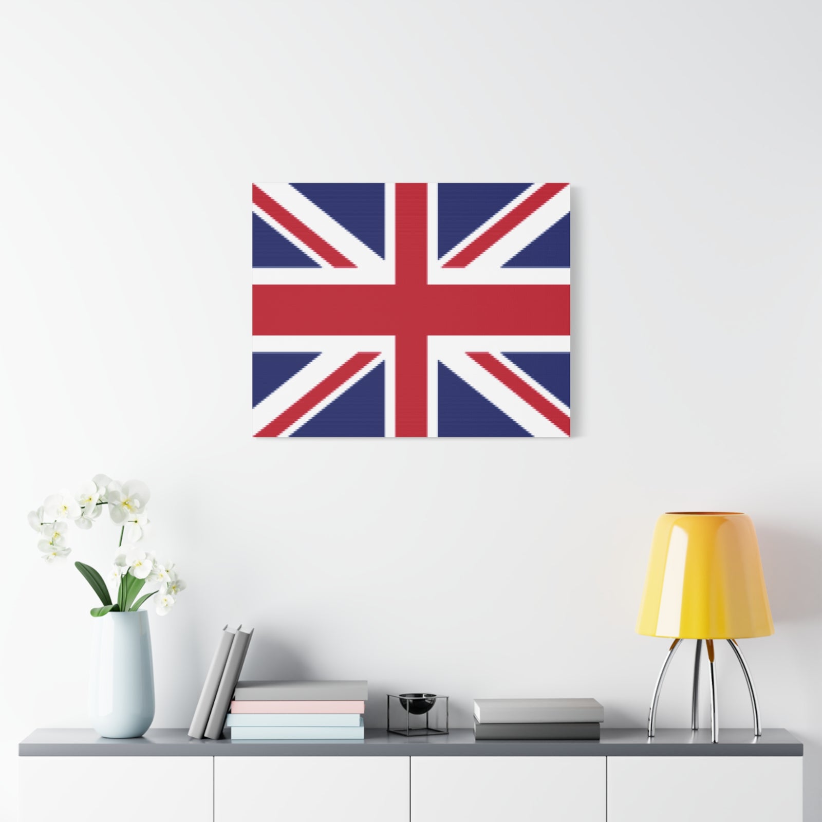 United Kingdom Country Flag Canvas Vibrant Wall Art Unframed Home Decor-Express Your Love Gifts