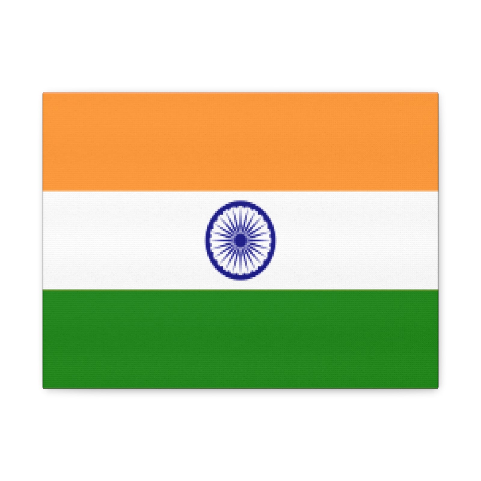 India Country Flag Canvas Vibrant Wall Art Unframed Home Decor-Express Your Love Gifts