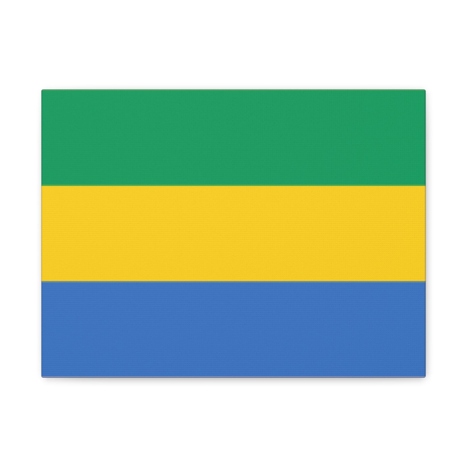 Gabon Country Flag Canvas Vibrant Wall Art Unframed Home Decor-Express Your Love Gifts