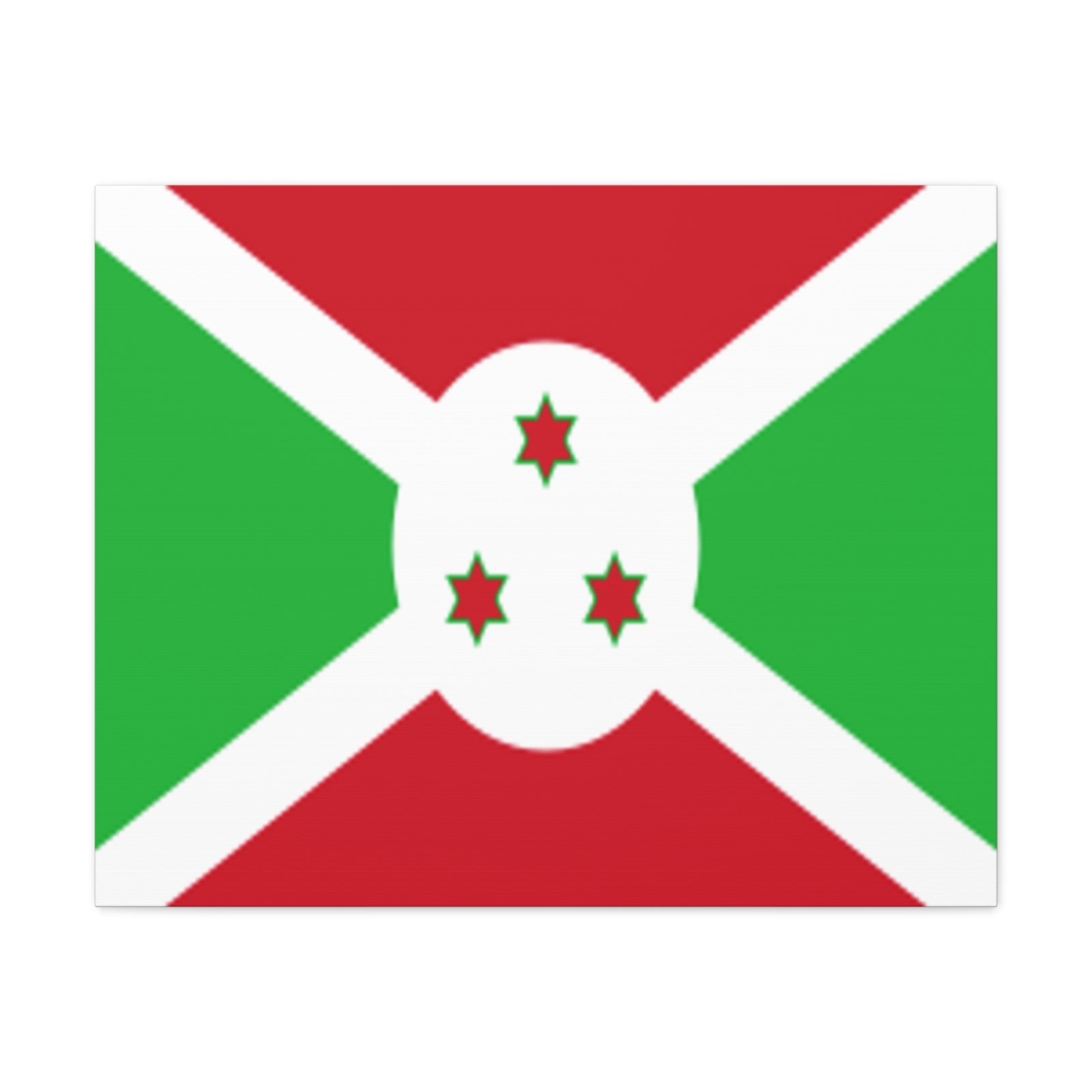 Burundi Country Flag Canvas Vibrant Wall Art Unframed Home Decor-Express Your Love Gifts
