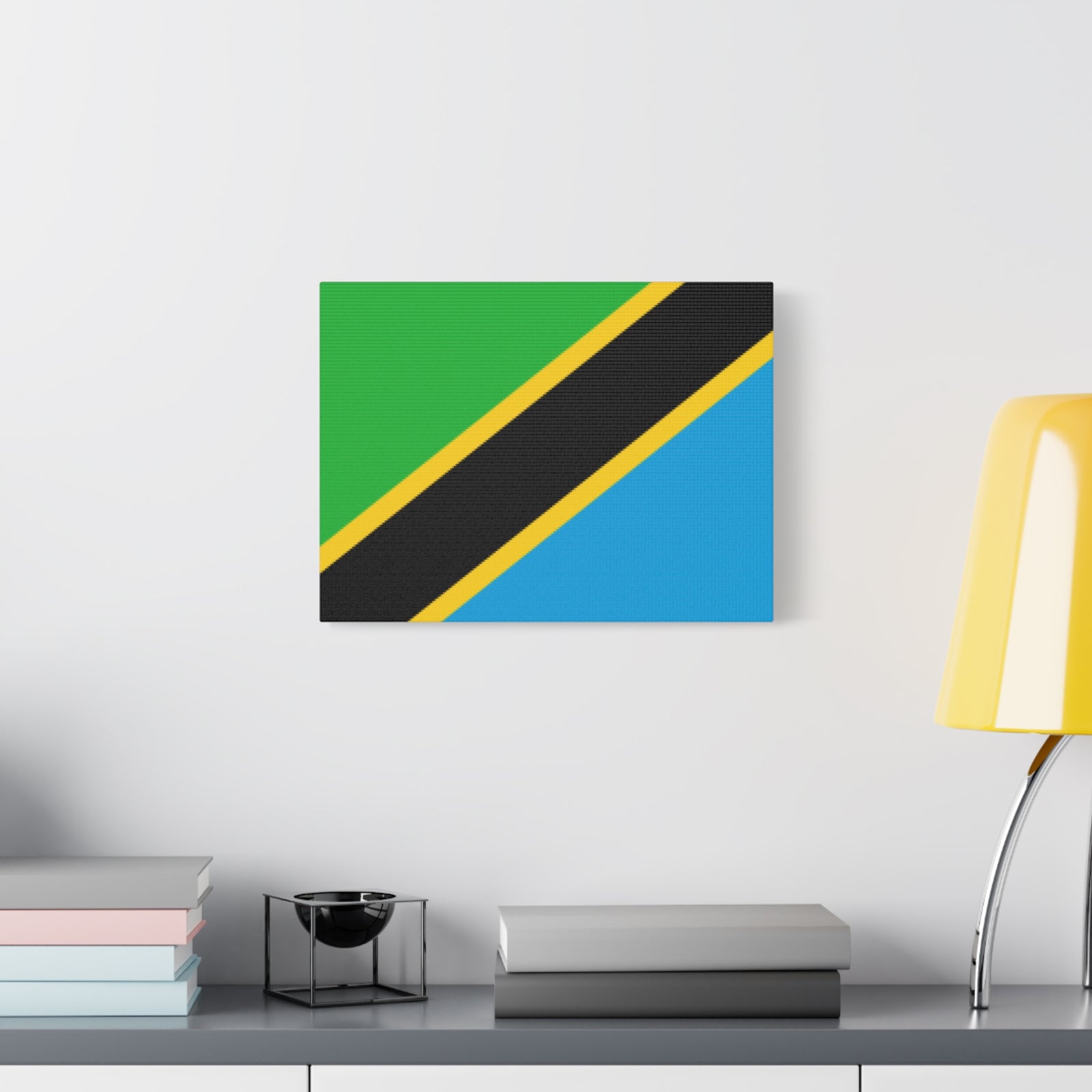 Tanzania Country Flag Canvas Vibrant Wall Art Unframed Home Decor-Express Your Love Gifts