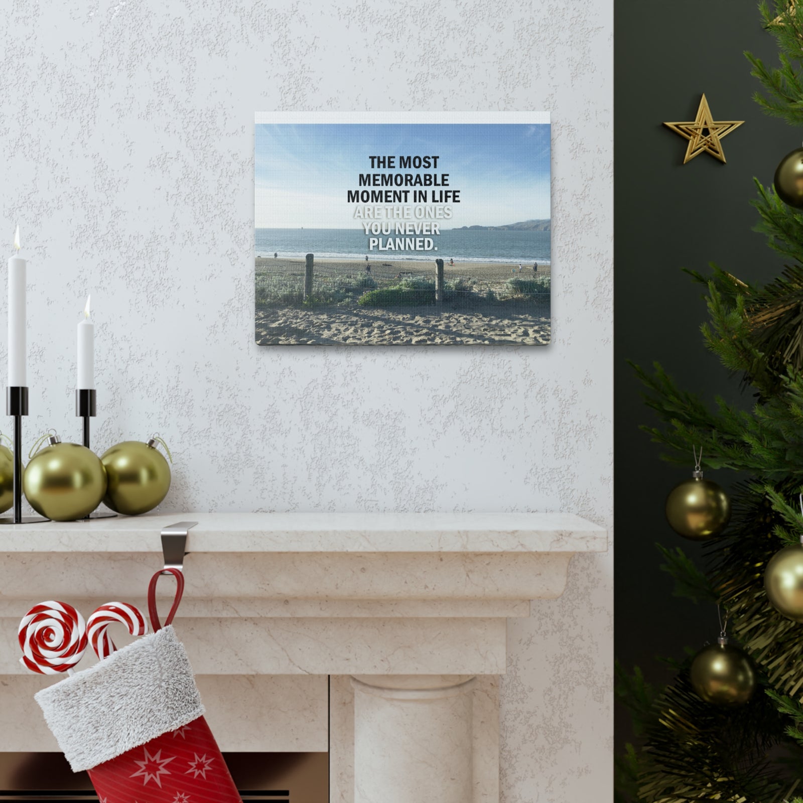 Inspirational Quote Canvas The Most Memorable Motivational Print Ready to Hang Artwork-Express Your Love Gifts
