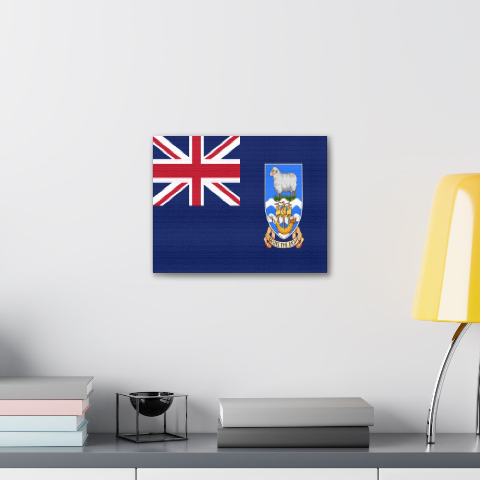 Falkland Islands Country Flag Canvas Vibrant Wall Art Unframed Home Decor-Express Your Love Gifts