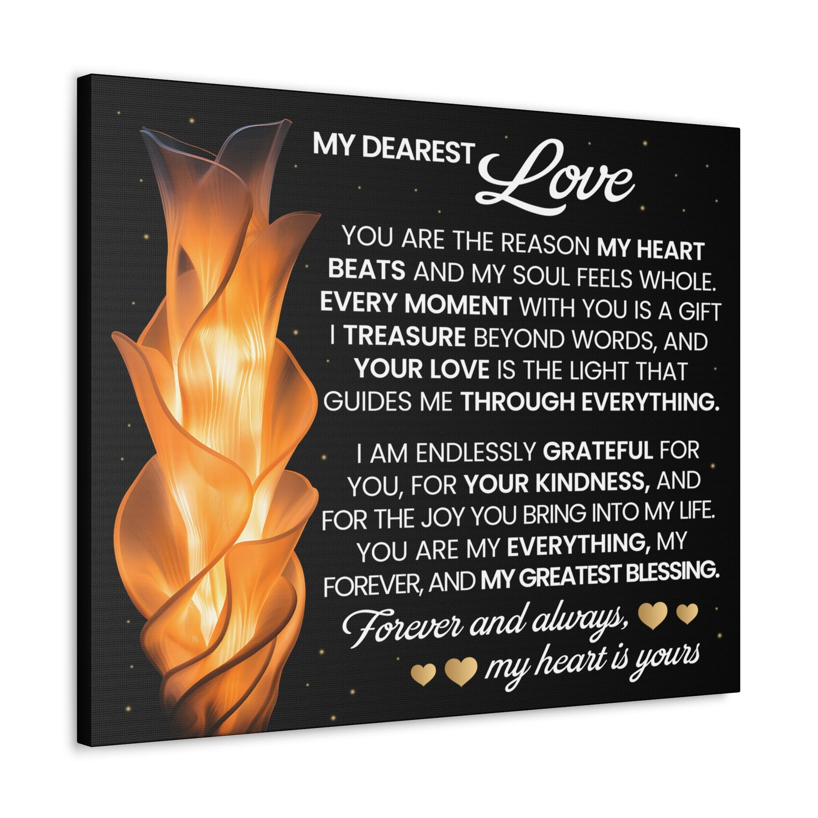 You Are The Reason Romantic Inspirational Print Ready to Hang Artwork Unframed-Express Your Love Gifts