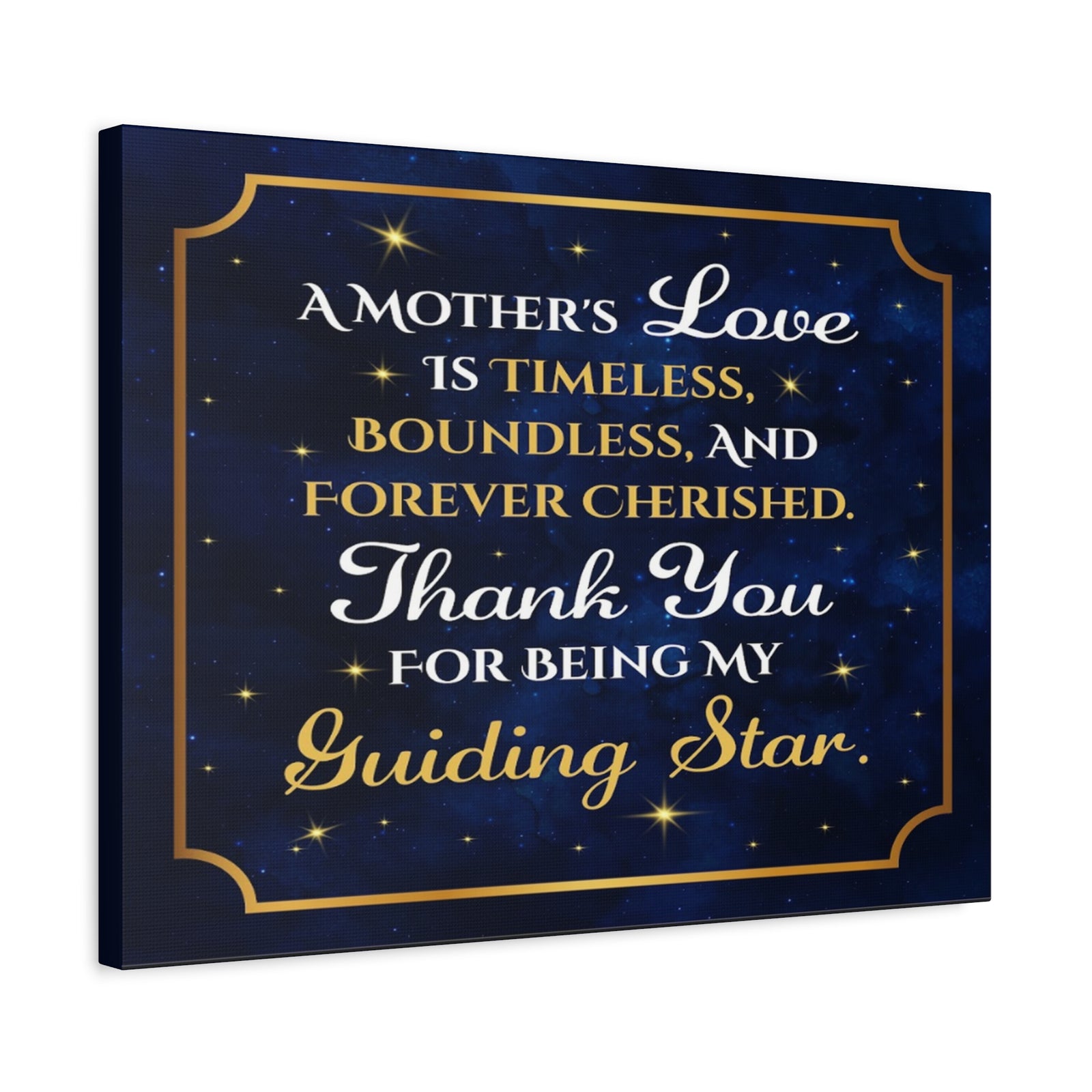 To Mom Thank You for Being My Guiding Star Custom Canvas Wall Art-Express Your Love Gifts
