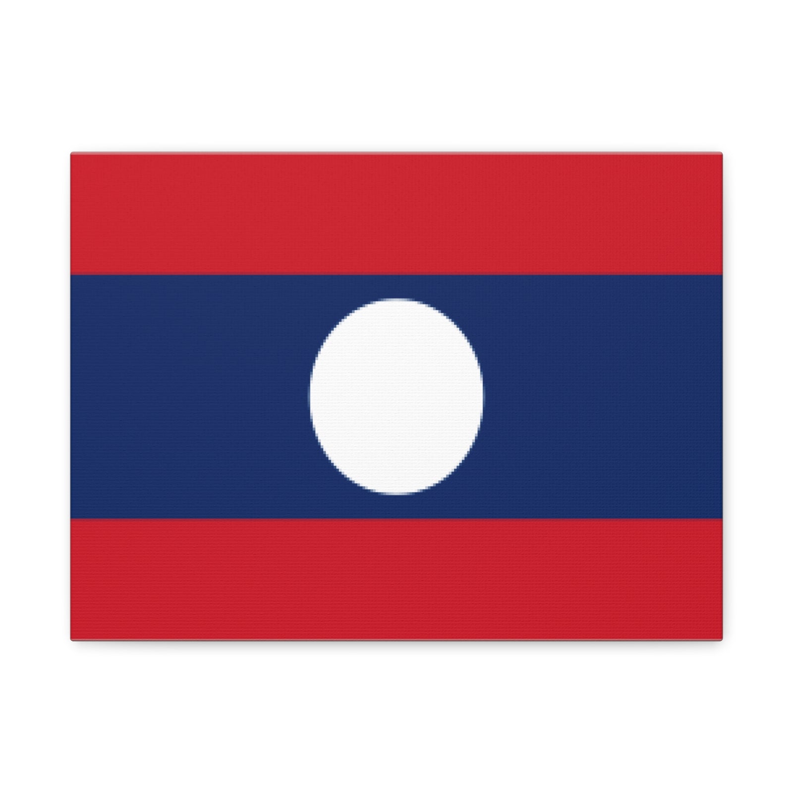 Laos Country Flag Canvas Vibrant Wall Art Unframed Home Decor-Express Your Love Gifts