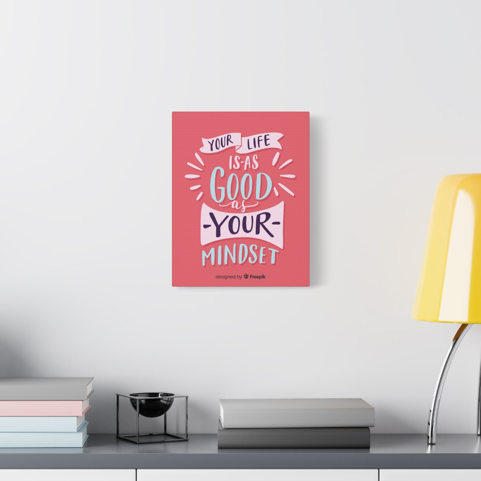 Inspirational Quote Canvas Mindset Wall Art Motivational Motto Inspiring Prints Artwork Decor Ready to Hang-Express Your Love Gifts