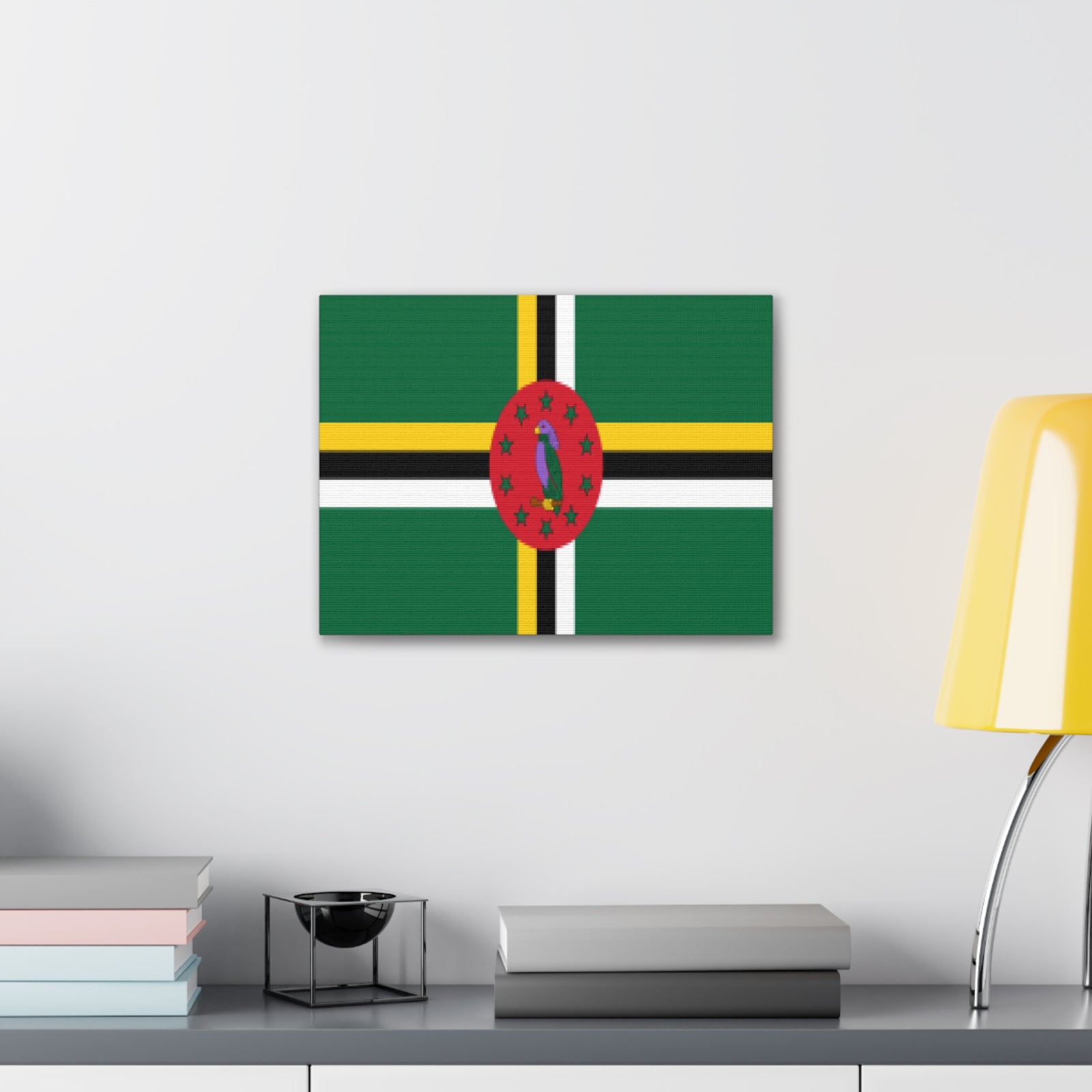 Dominica Country Flag Canvas Vibrant Wall Art Unframed Home Decor-Express Your Love Gifts