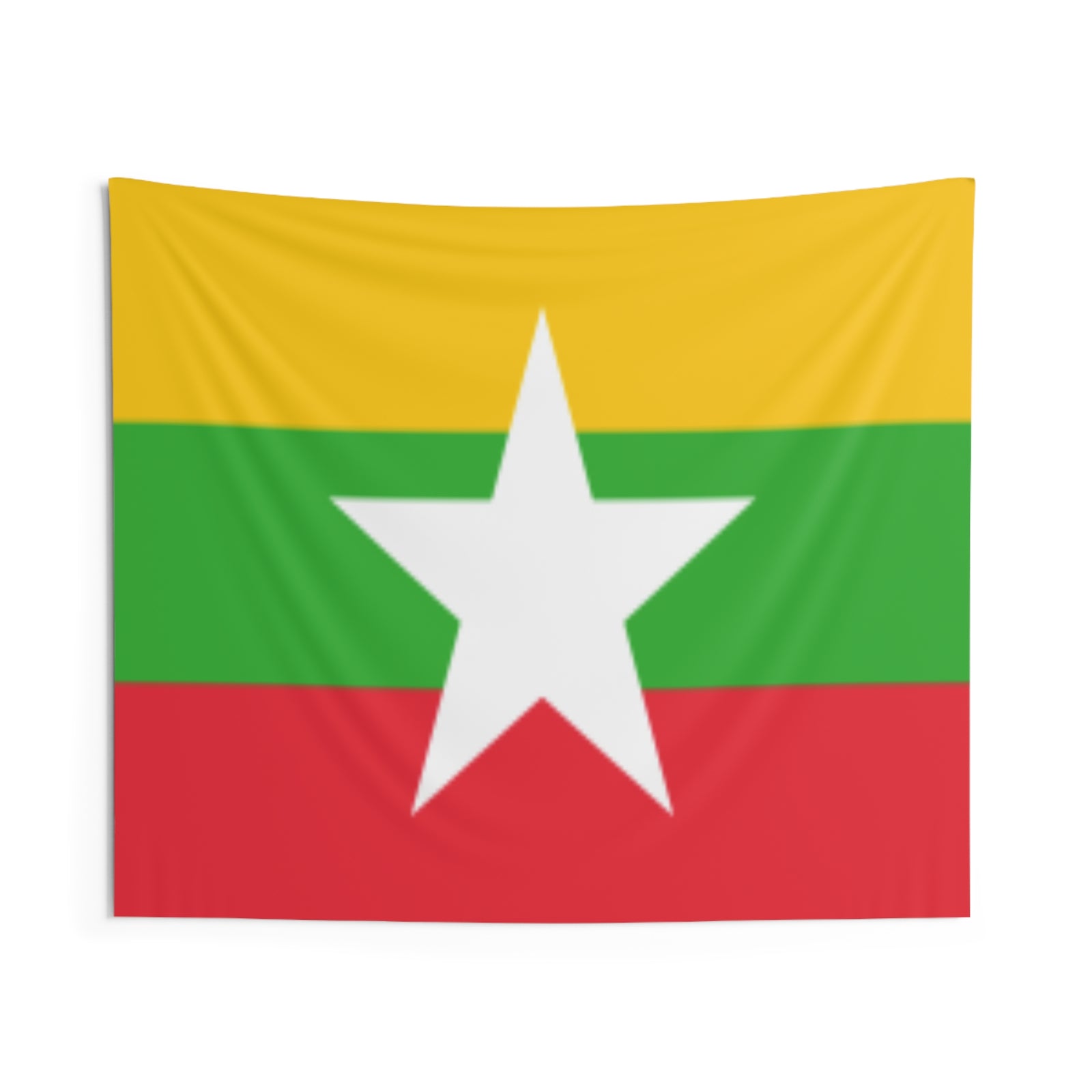 Myanmar Country Flag Wall Hanging Tapestry-Express Your Love Gifts