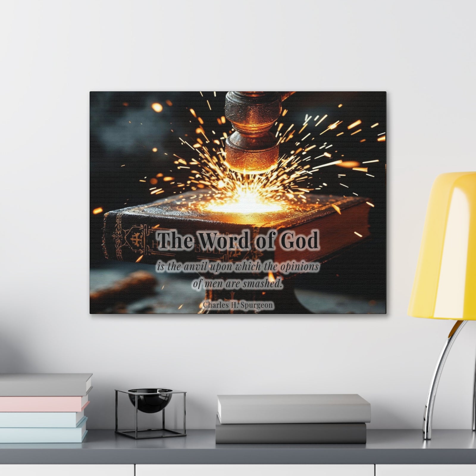 Scripture Walls The Word of God by Charles H. Spurgeon Bible Verse Canvas Christian Wall Art Ready to Hang Unframed-Express Your Love Gifts