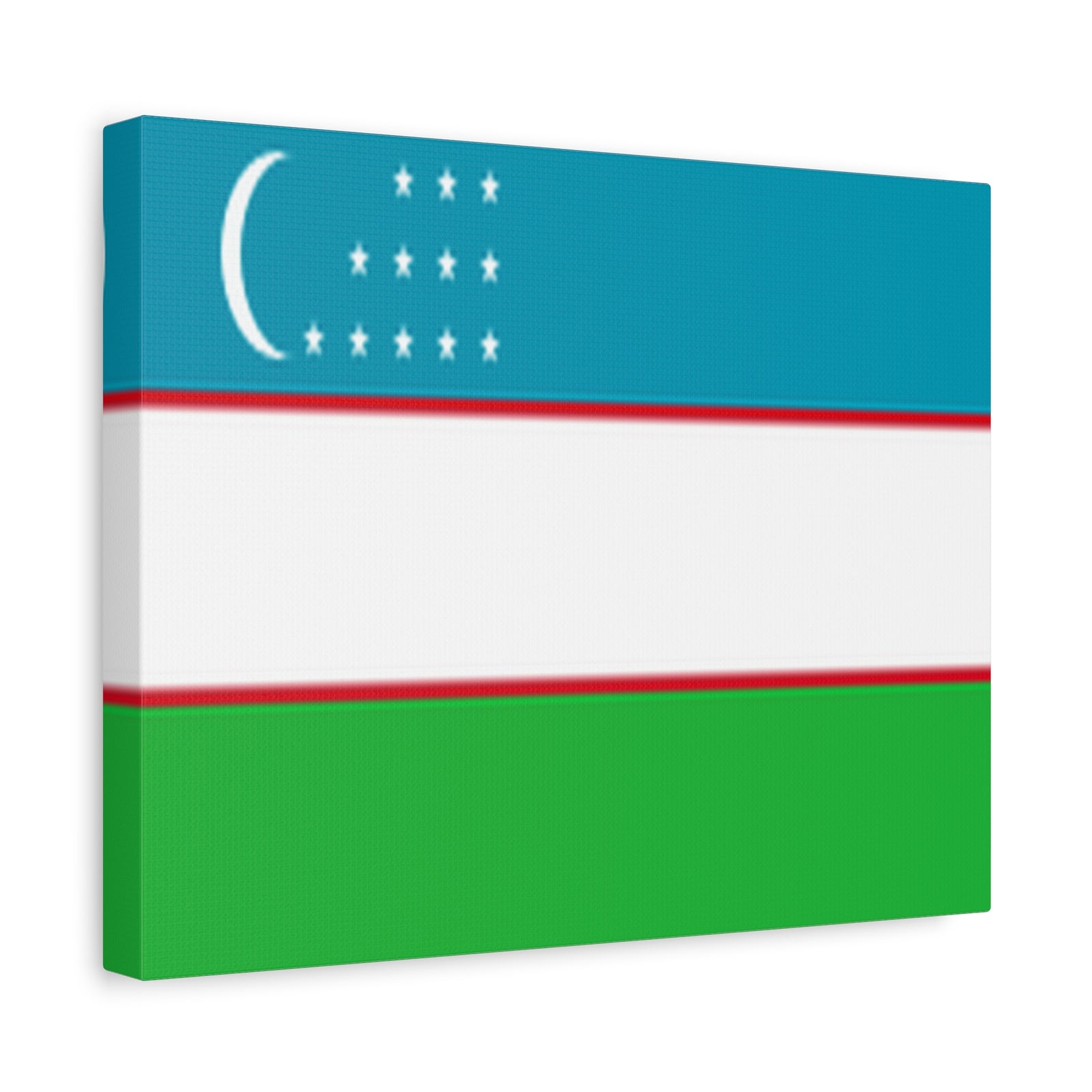 Uzbekistan Country Flag Canvas Vibrant Wall Art Unframed Home Decor-Express Your Love Gifts
