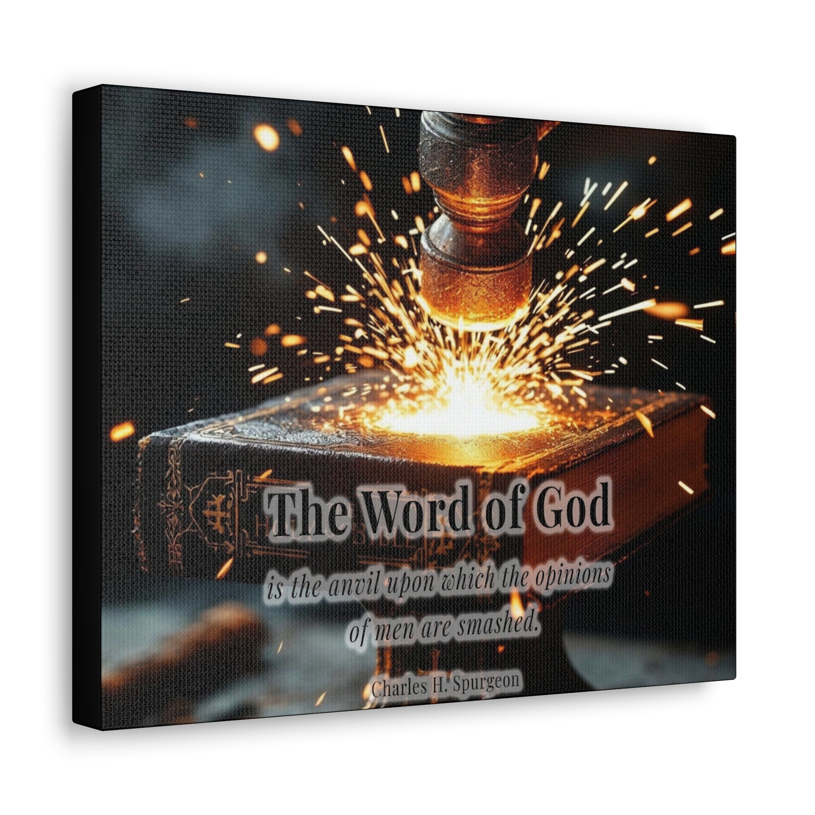 Scripture Walls The Word of God by Charles H. Spurgeon Bible Verse Canvas Christian Wall Art Ready to Hang Unframed-Express Your Love Gifts