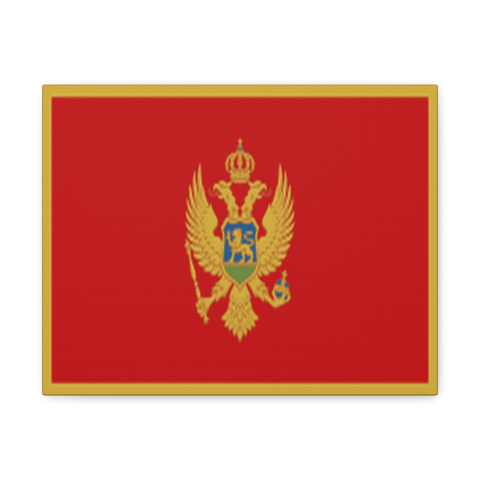 Montenegro Country Flag Canvas Vibrant Wall Art Unframed Home Decor-Express Your Love Gifts