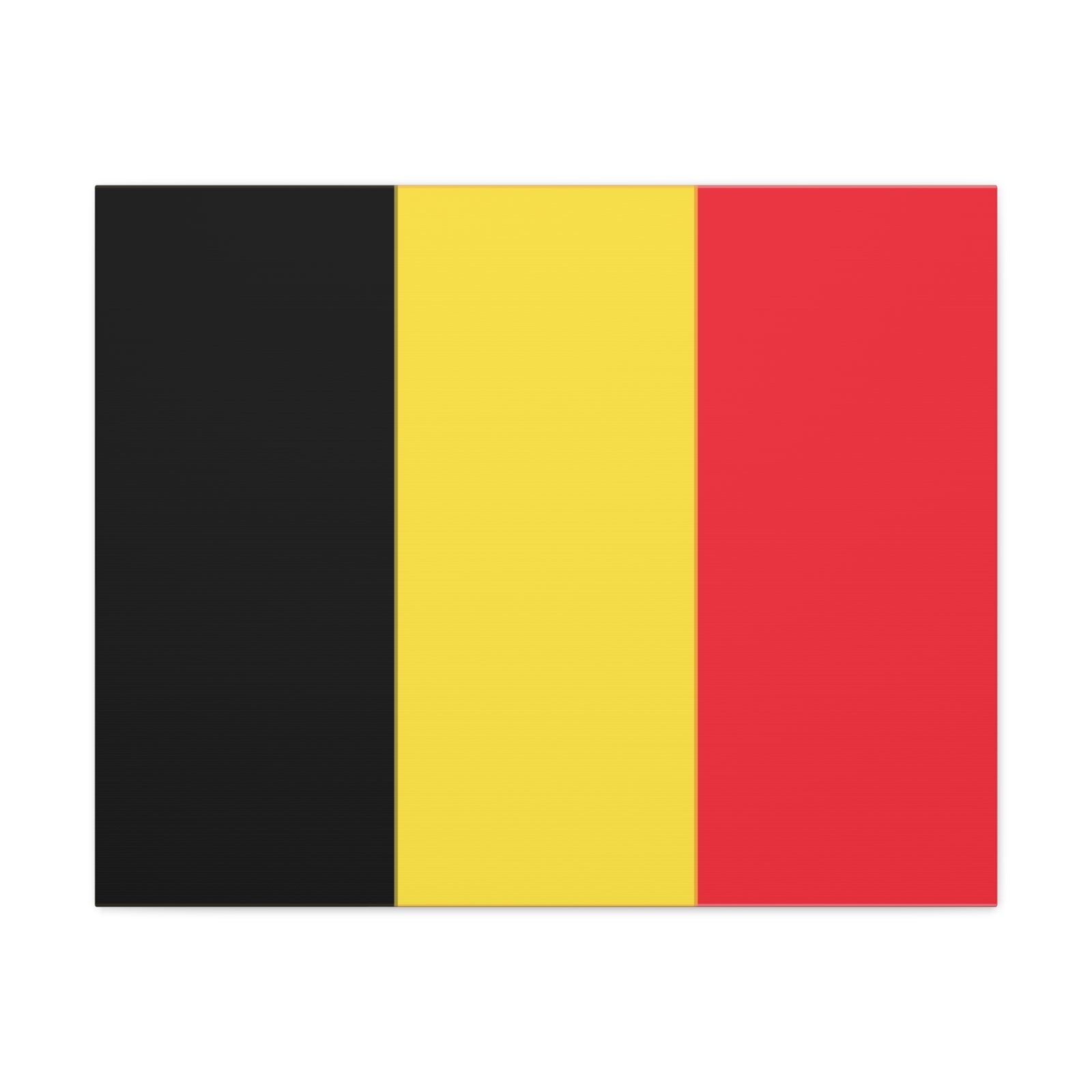 Belgium Country Flag Canvas Vibrant Wall Art Unframed Home Decor-Express Your Love Gifts