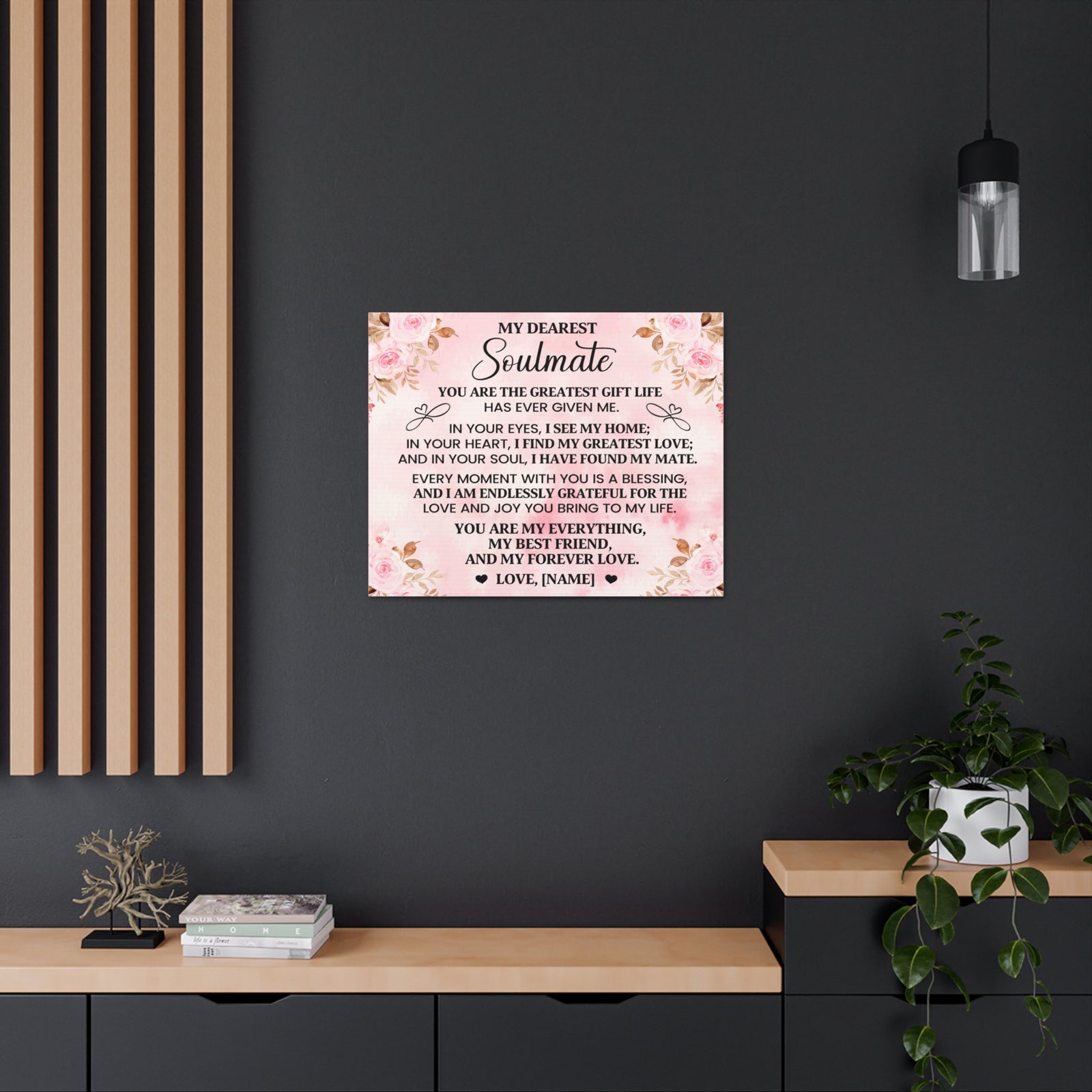 Personalized You Are The Greatest Gift Romantic Inspirational Print Ready to Hang Artwork Unframed-Express Your Love Gifts