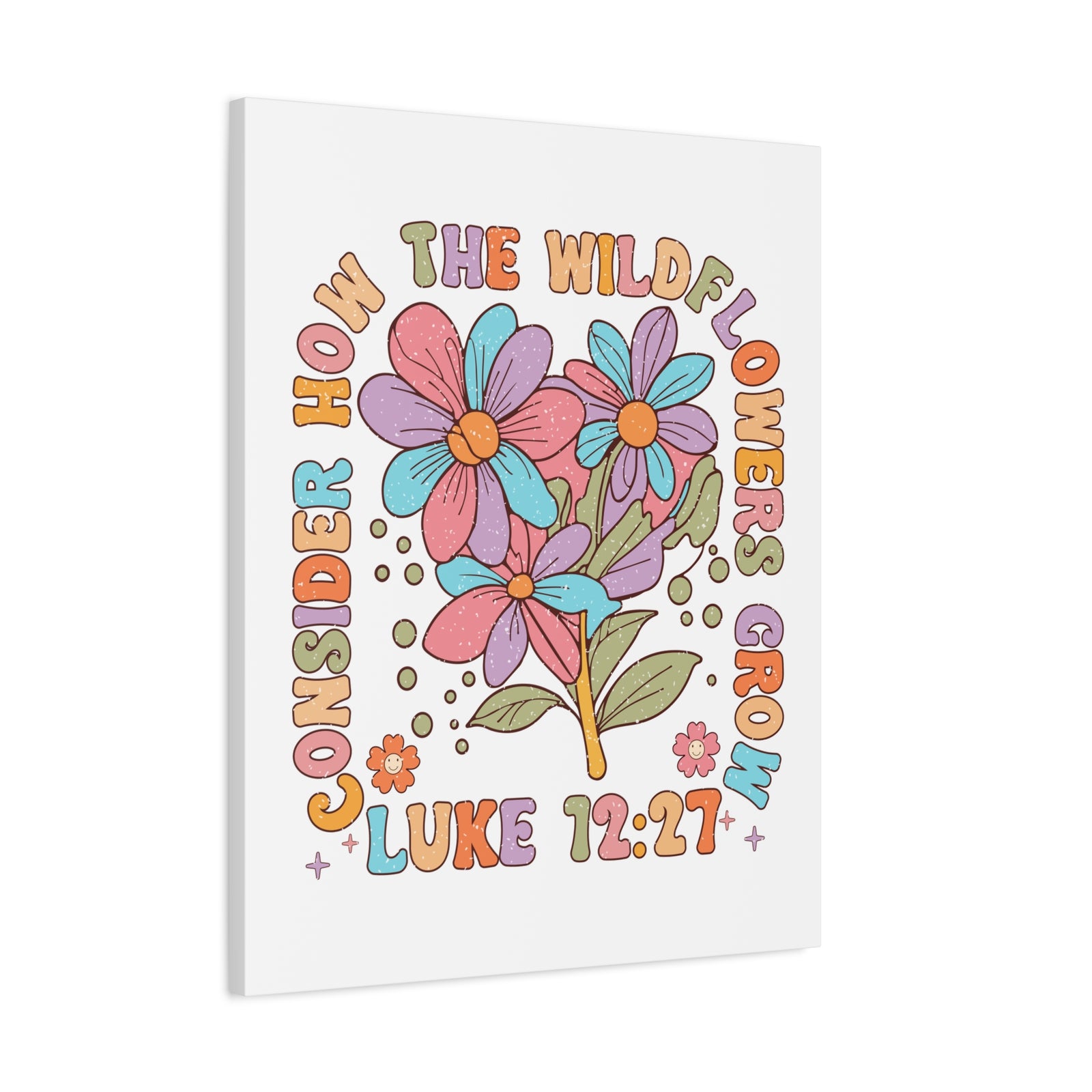 Scripture Walls Luke 12:27 Rejected Bible Verse Canvas Christian Wall Art Ready to Hang Unframed-Express Your Love Gifts