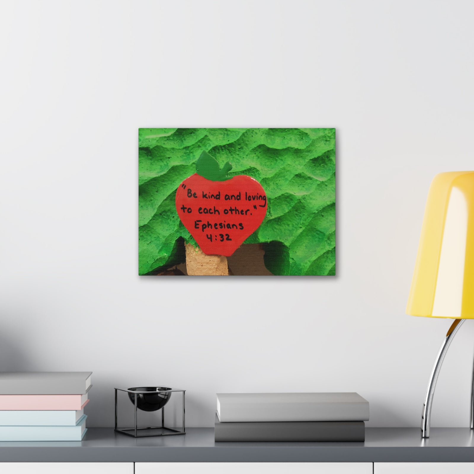 Scripture Walls Be Kind Ephesians 4:32 Bible Verse Canvas Christian Wall Art Ready to Hang-Express Your Love Gifts