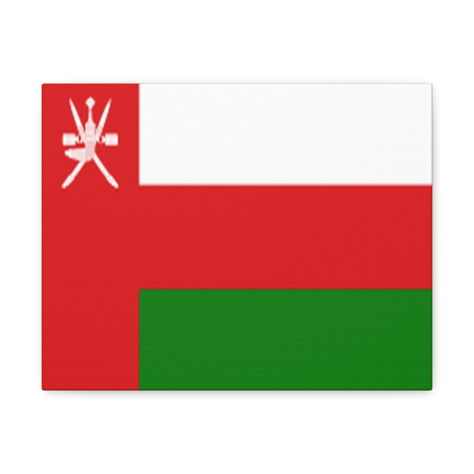 Oman Country Flag Canvas Vibrant Wall Art Unframed Home Decor-Express Your Love Gifts
