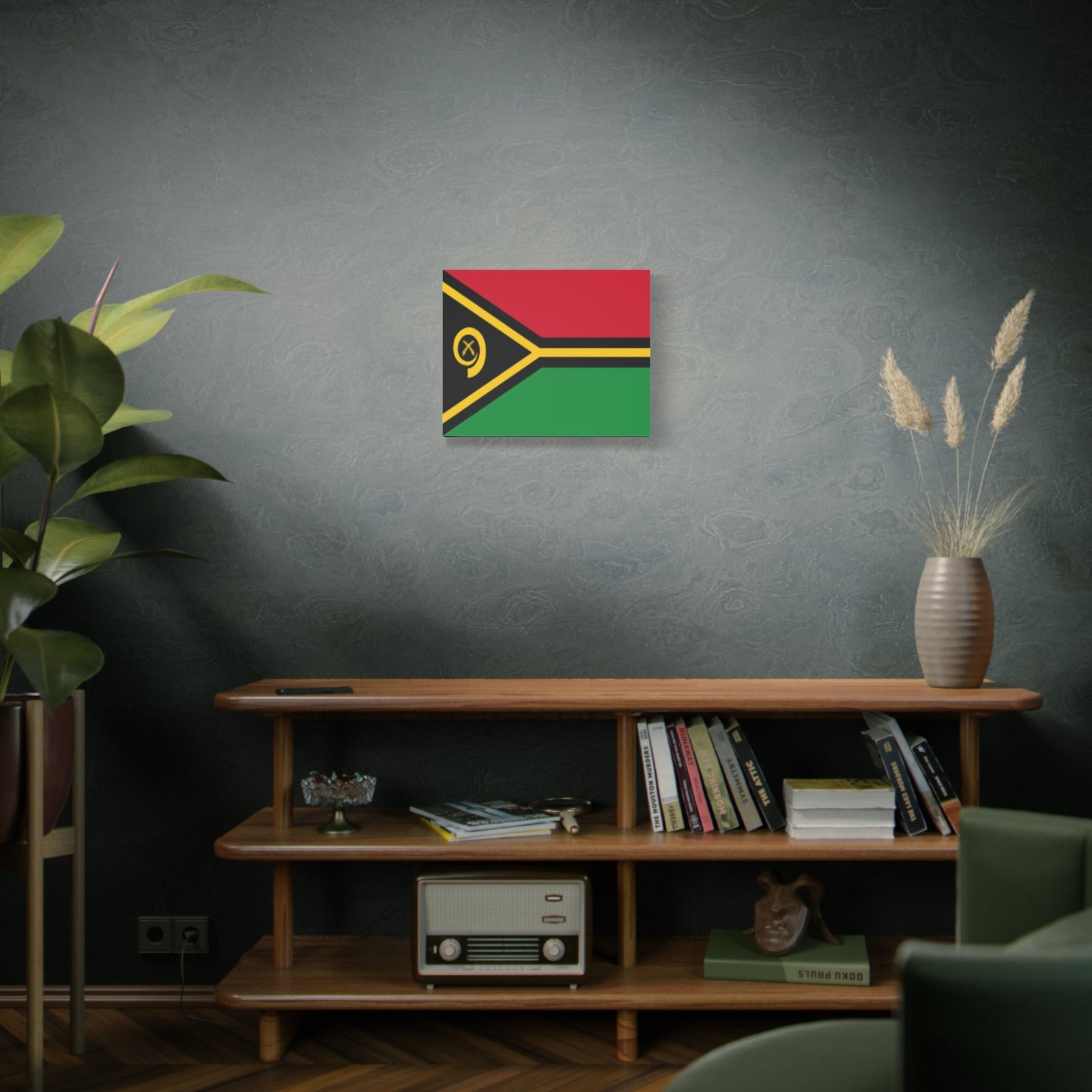 Vanuatu Country Flag Canvas Vibrant Wall Art Unframed Home Decor-Express Your Love Gifts