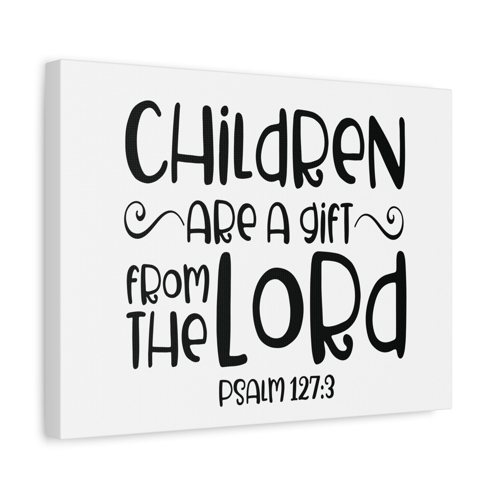 Scripture Canvas From The Lord Psalm 127:3 Christian Wall Art Bible Verse Print Ready to Hang-Express Your Love Gifts