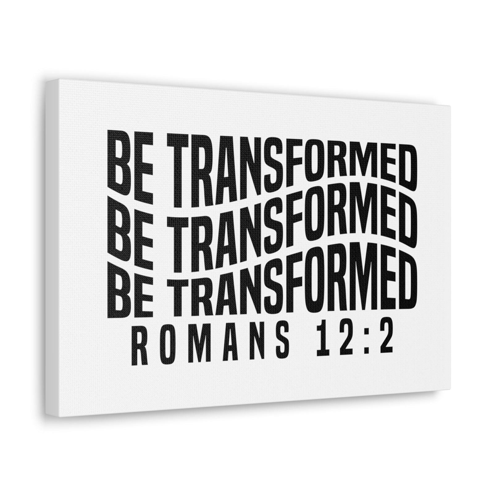 Scripture Walls Romans 12:2 Be Transformed Bible Verse Canvas Christian Wall Art Ready to Hang Unframed-Express Your Love Gifts