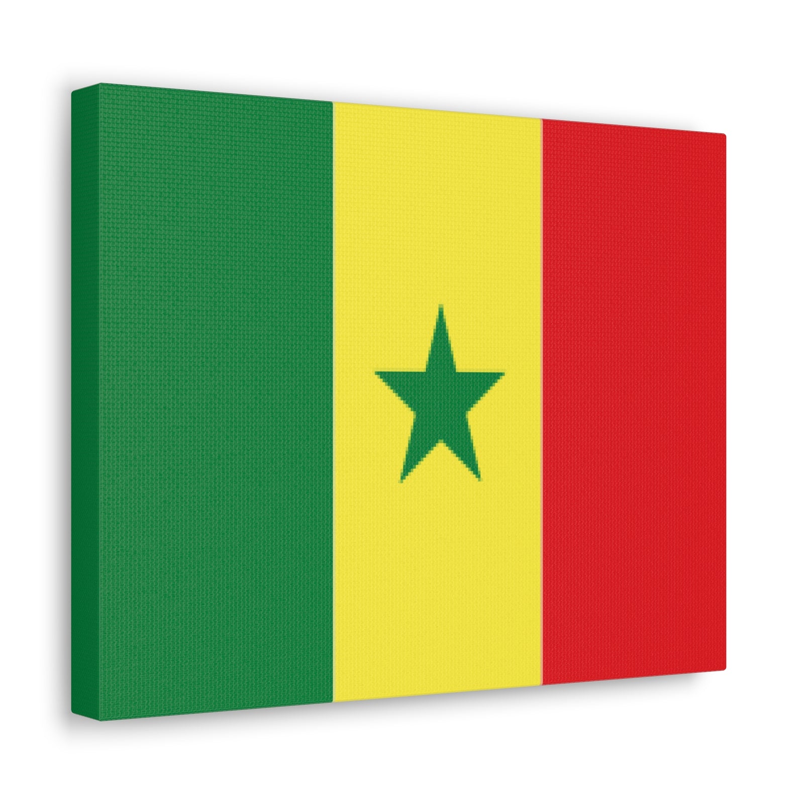 Senegal Country Flag Canvas Vibrant Wall Art Unframed Home Decor-Express Your Love Gifts