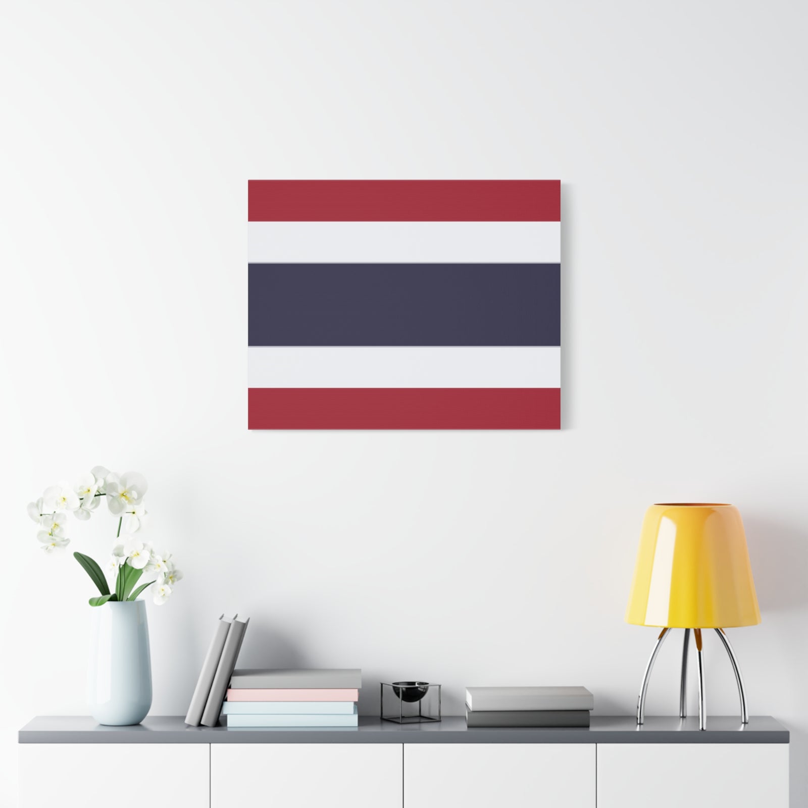Thailand Country Flag Canvas Vibrant Wall Art Unframed Home Decor-Express Your Love Gifts