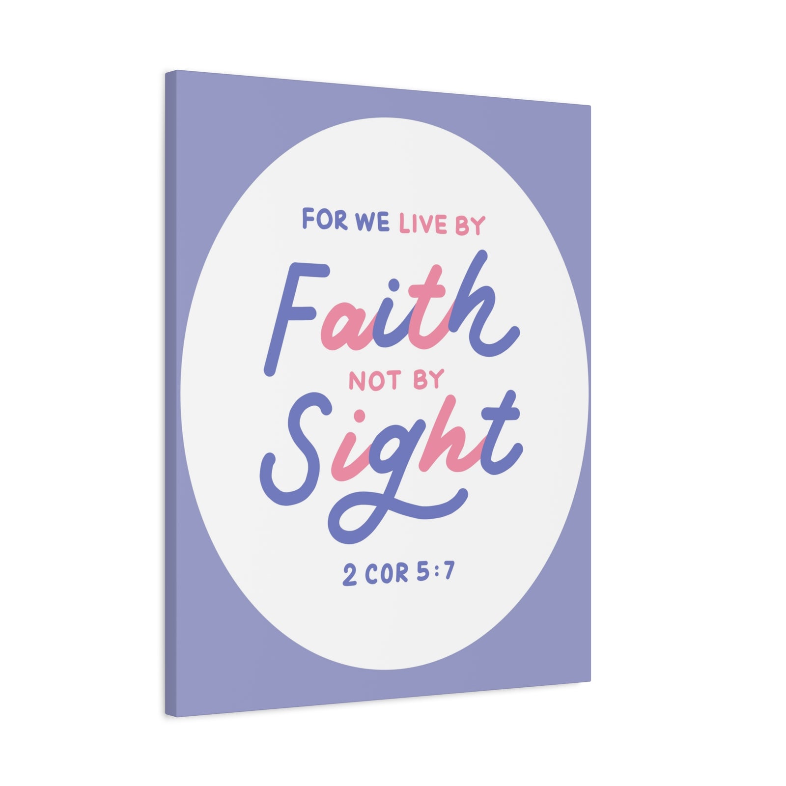 Scripture Walls Faith Not By Sight 2 Corinthians 5:7 Bible Verse Canvas Christian Wall Art Ready To Hang