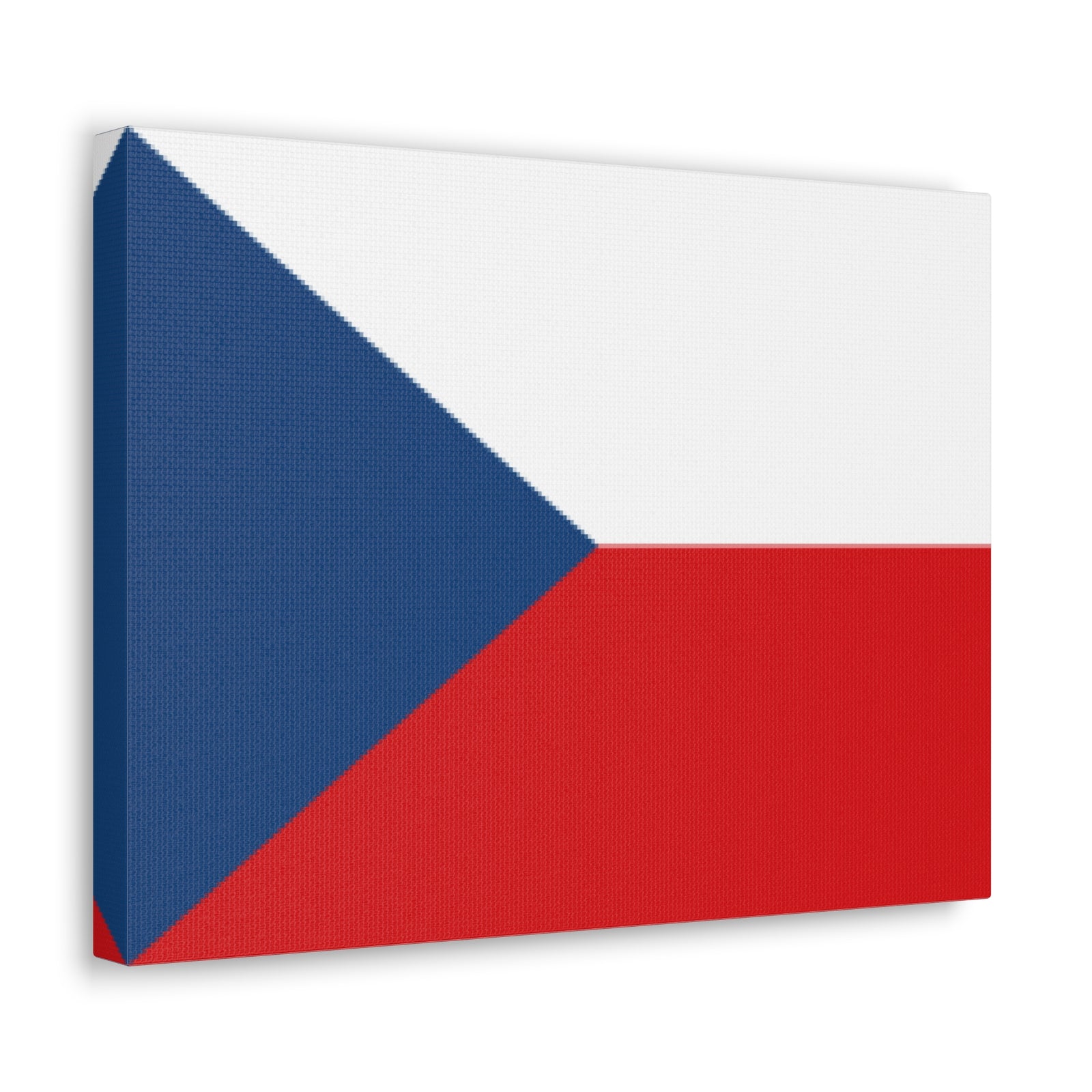 Czechia Country Flag Canvas Vibrant Wall Art Unframed Home Decor-Express Your Love Gifts