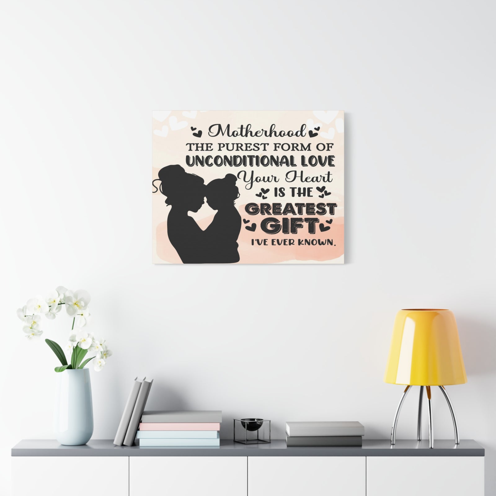 To Mom Greatest Gift Inspirational Quote – Elegant Home Décor-Express Your Love Gifts